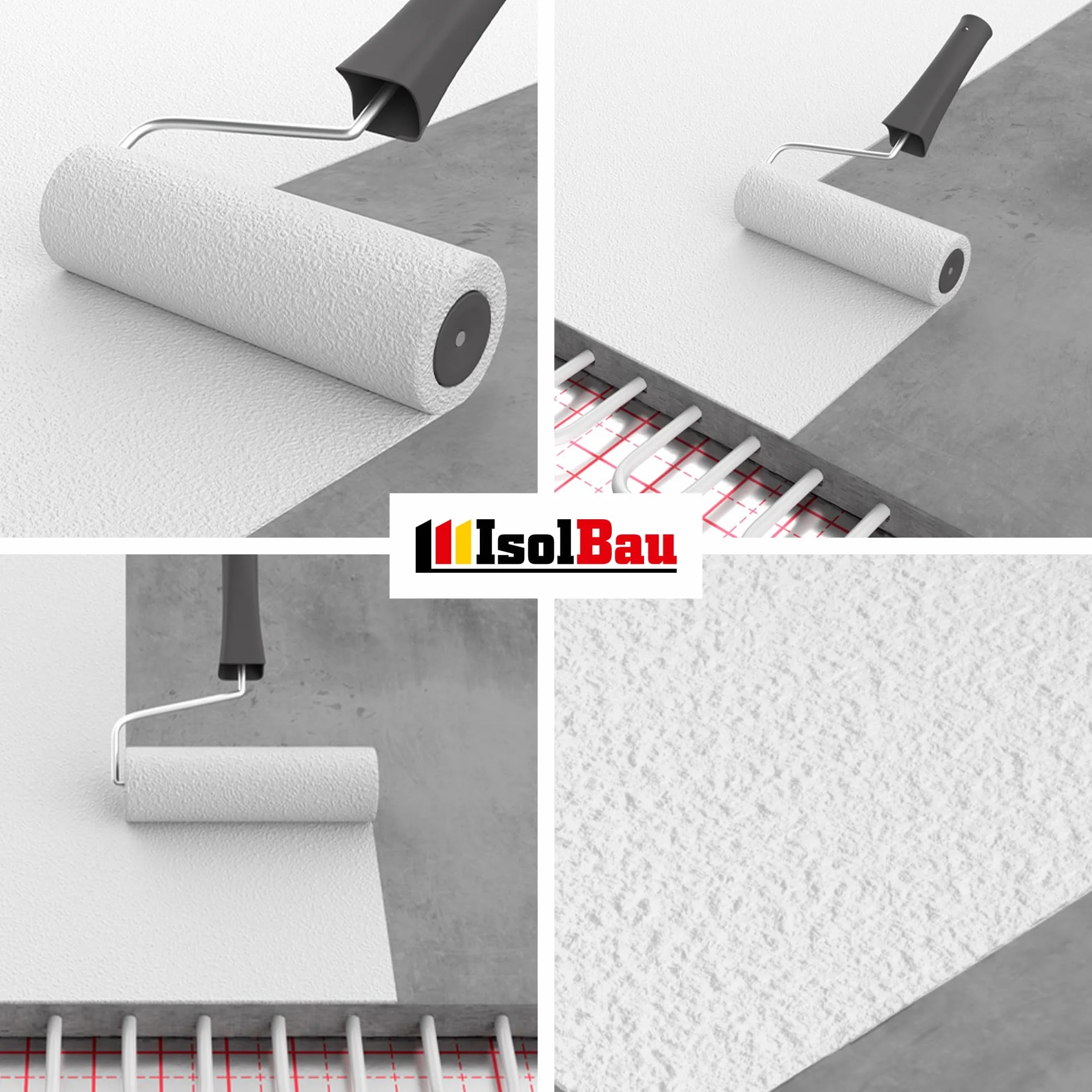 Isolbau Primaire en quartz 15 kg Imperméable résistant au gel intérieur extérieur