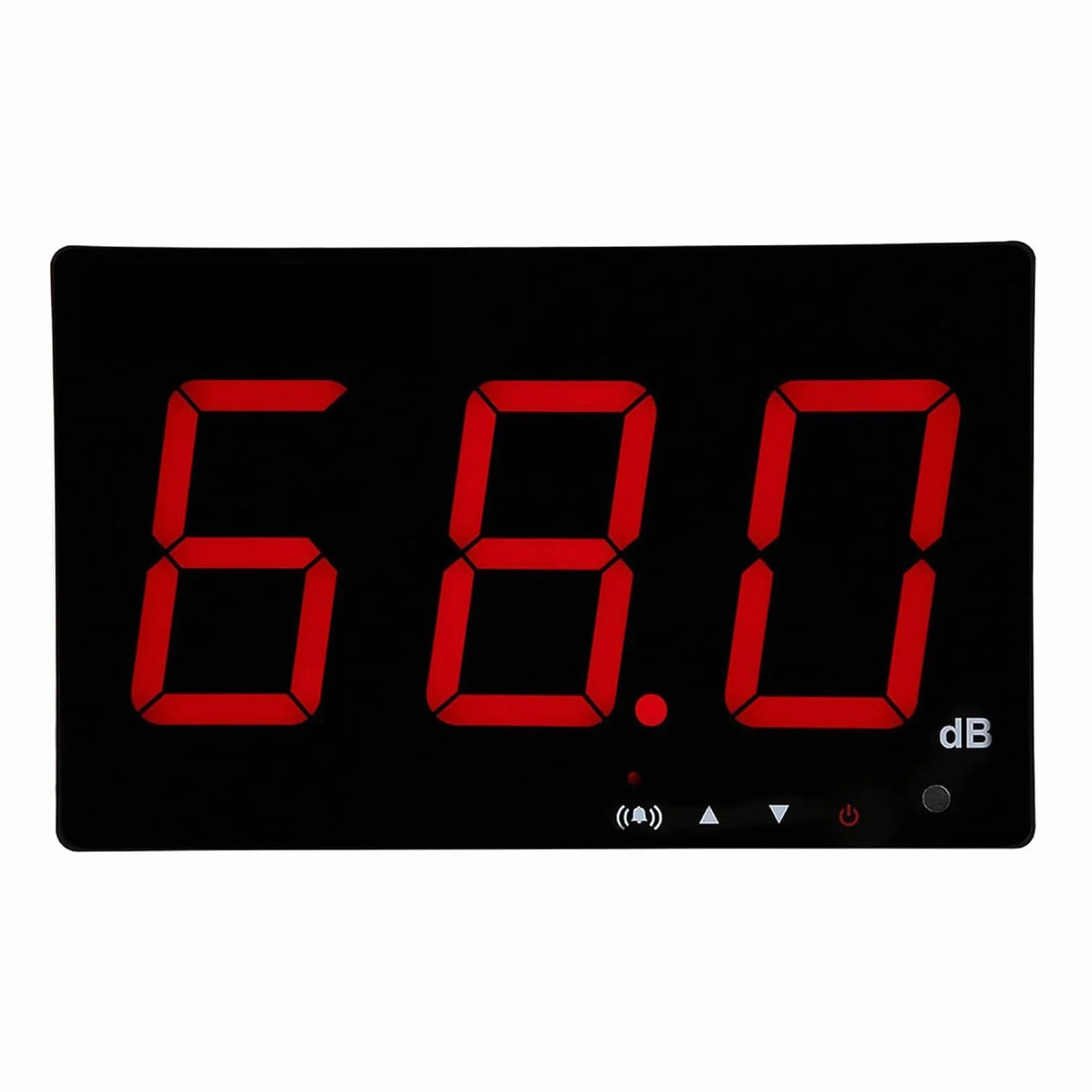 Sonomètre Numérique SW-525A 30~130dB Monté au Mur avec Affichage LCD Seuils d'Alarme USB