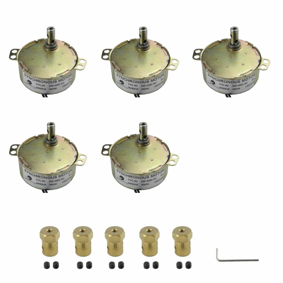 CHANCS TYC-50 Moteur Synchrone Platine 60HZ 5-6RPM 220V 7mm