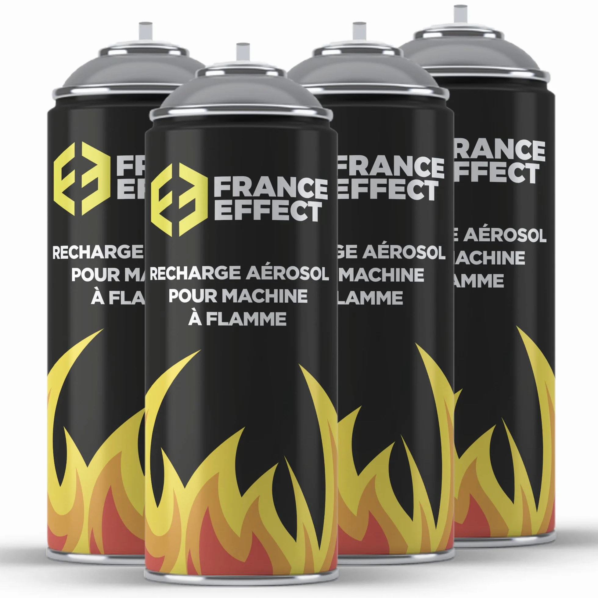 France Effect 4 Recharges Flamme Dragon Effect Dragon Tower III 400ml Recharge projecteur flammes puissantes sans résidu
