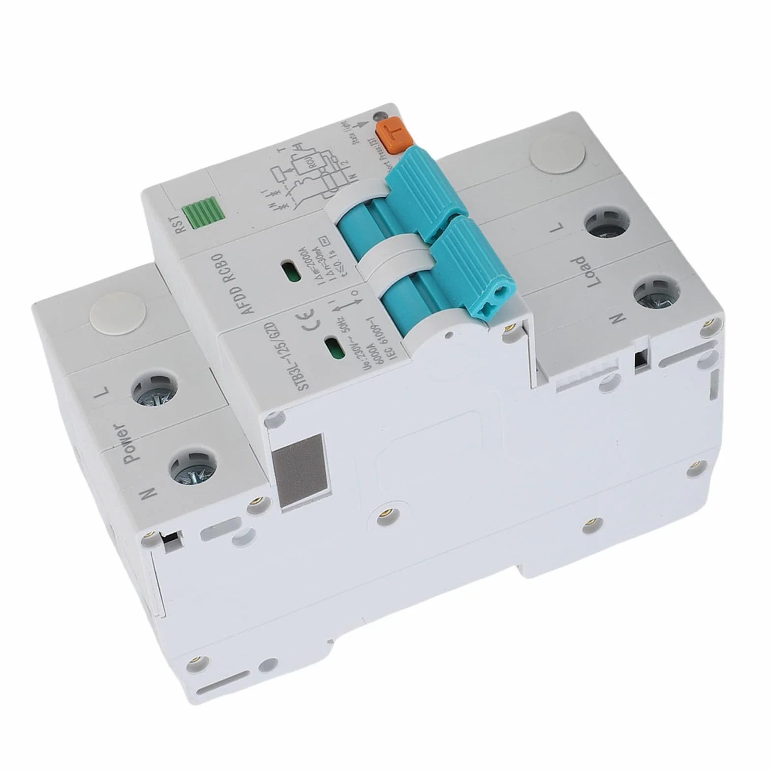 Marhynchus AFDD Dispositif de Protection contre les Défauts d'arc, Disjoncteur 2P RCBO 63A