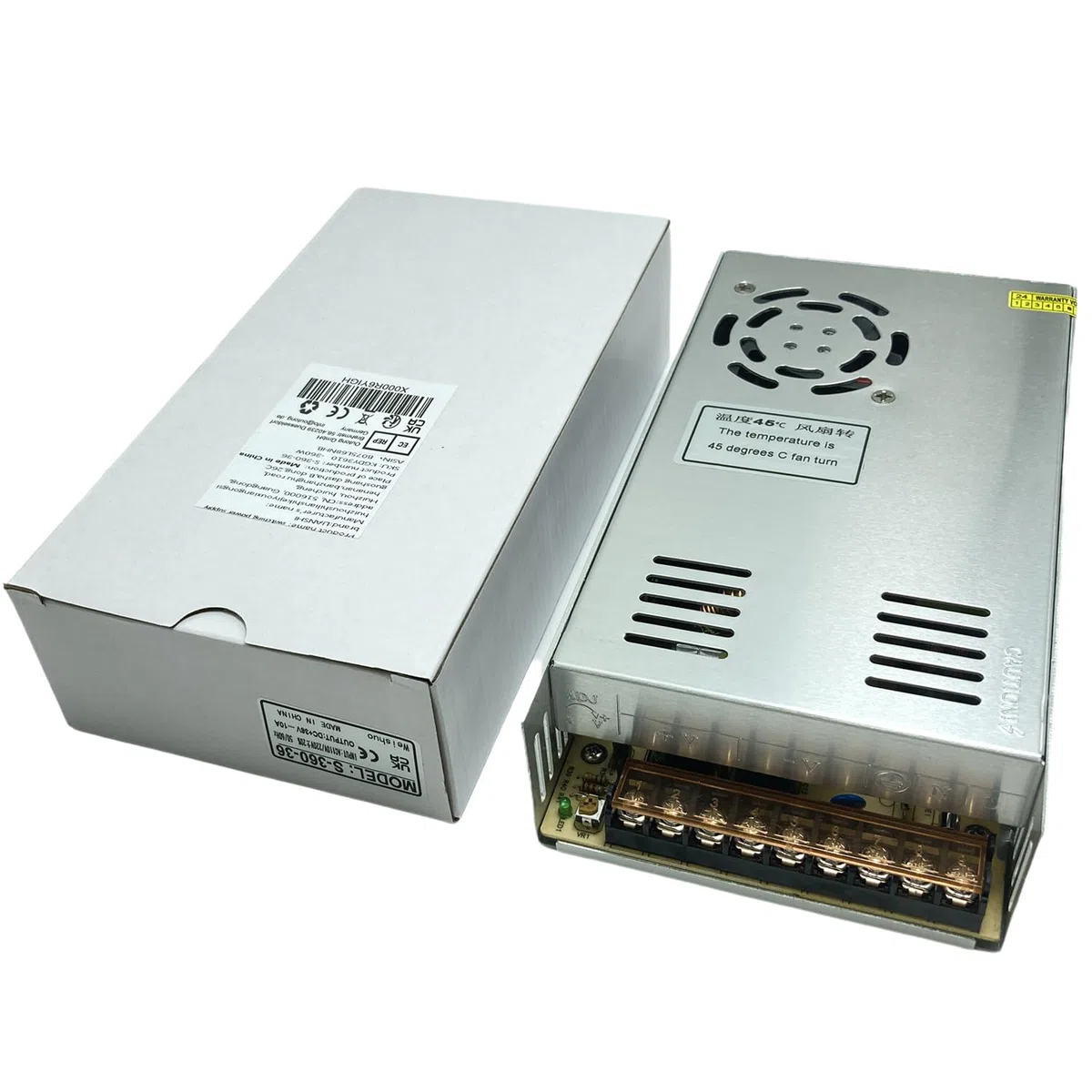 Adaptateur d'alimentation LED 36V 10A 360W Commutation pour affichage DC36V 5A-10A 180W-360W