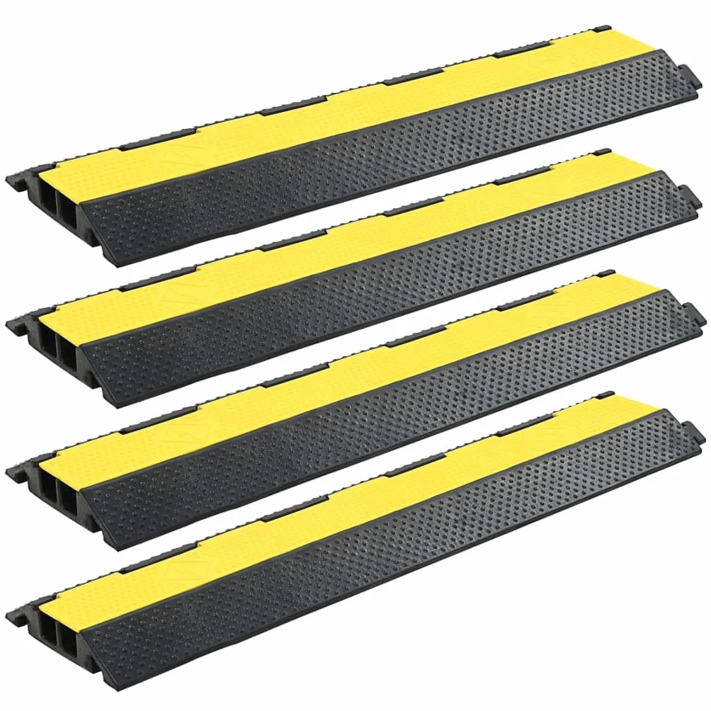 Rampe de Protection Câble 2 Canaux Caoutchouc 101,5 cm Signalisation