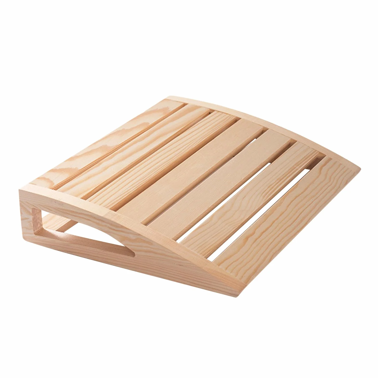 Oreiller Appuie-Tête Bois Sauna Fait Main Ergonomique Détente