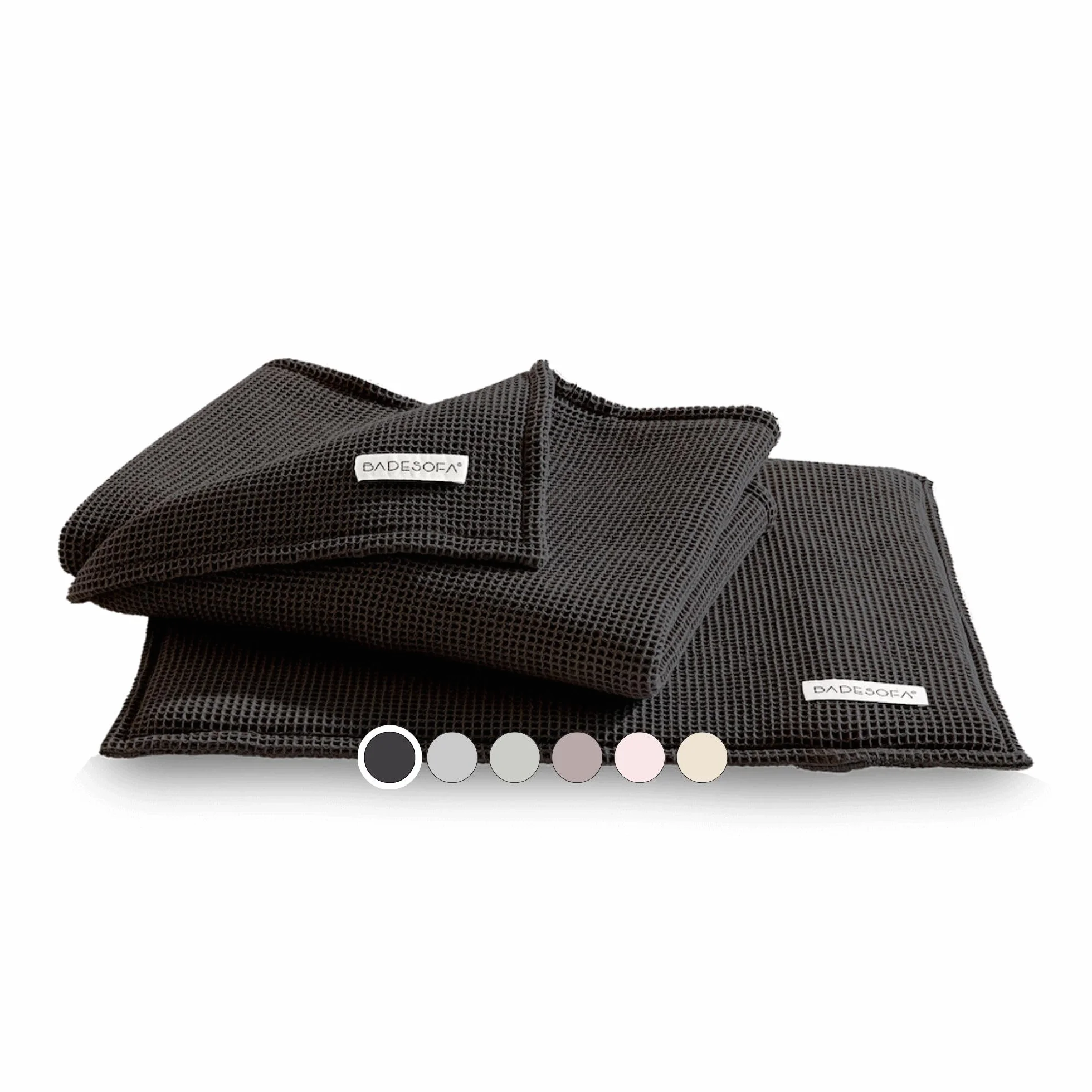 SAUNASOFA Ensemble de sauna avec coussin d'assise et serviette – Lavable, respirant, fabriqué à la main en Europe