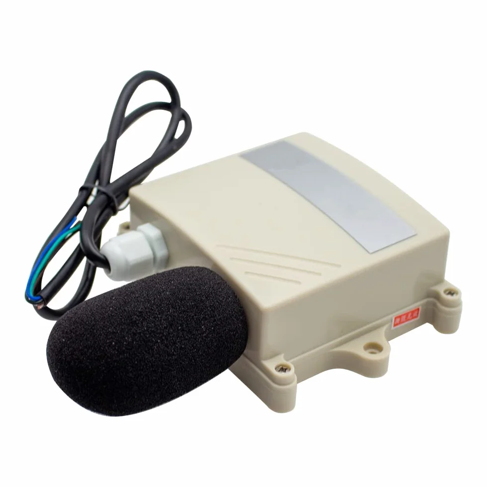 Toplionace Compteur de Bruit IP65 30-120DB Capteur Sonore Surveillance en Ligne Détecteur de Niveau Sonore RS485