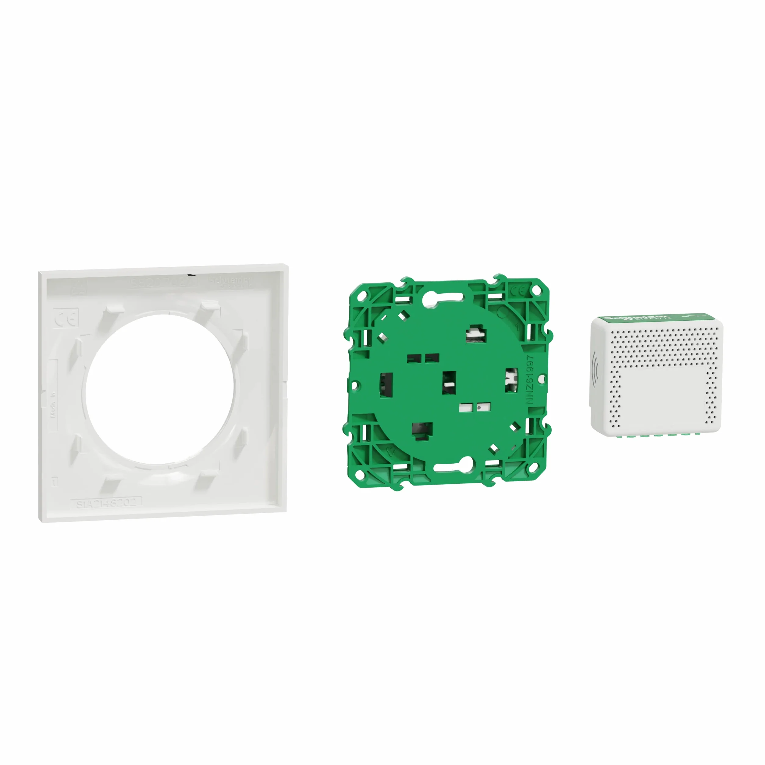 Schneider Electric Kit Odace SFSP actionneur micro interrupteur plaque style blanc