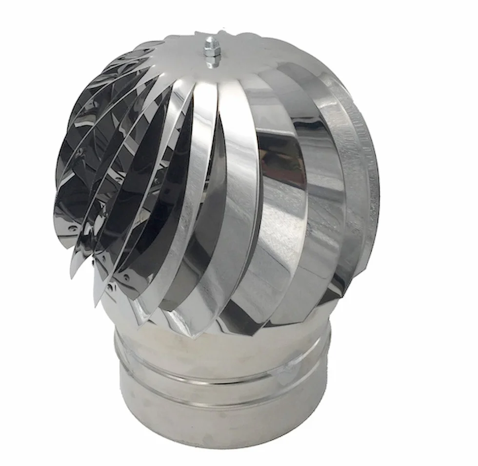 EINSIDE Extracteur de fumées rotatif éolien inox AISI 304 ø 160 mm