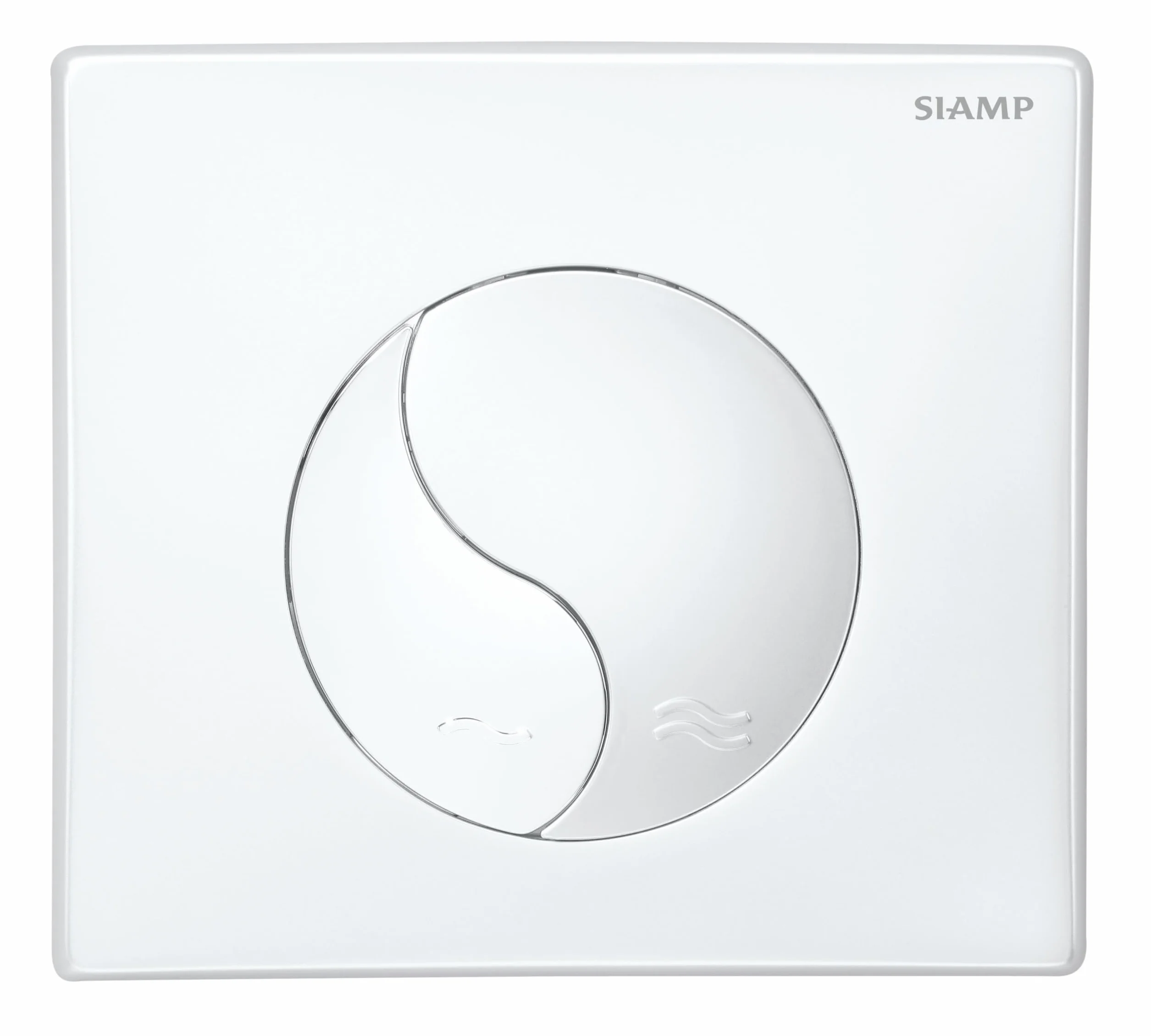 Siamp Plaque YIN YANG blanche
