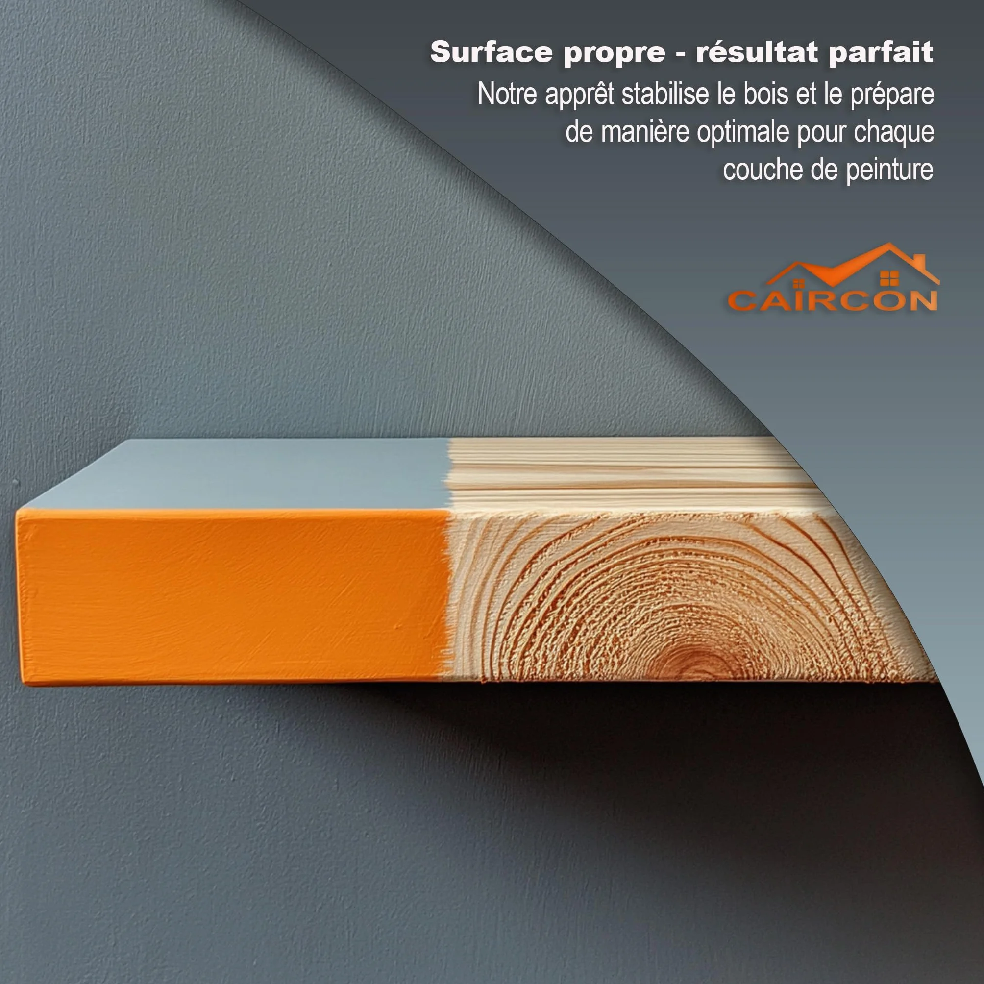 CAIRCON Primaire bois d'accrochage incolore extérieur intérieur 5L