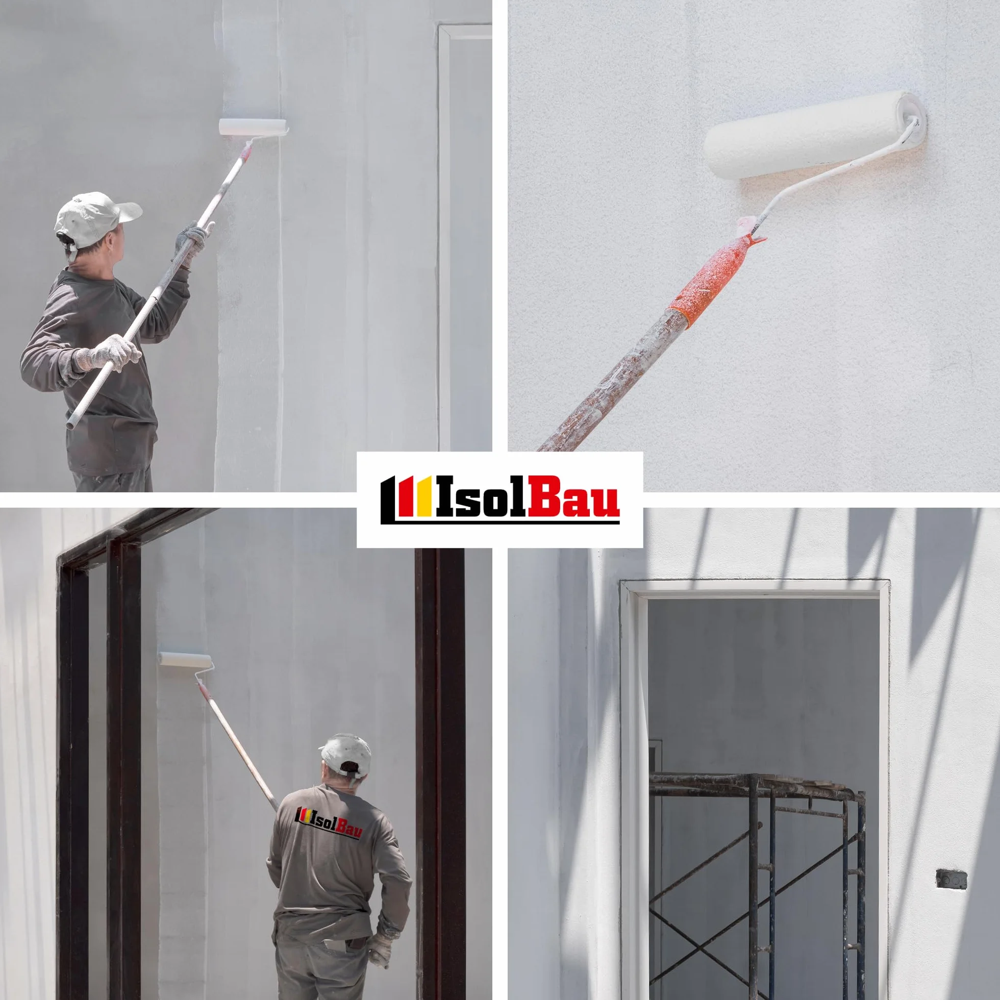 Isolbau Primaire en quartz 15 kg Imperméable résistant au gel intérieur extérieur