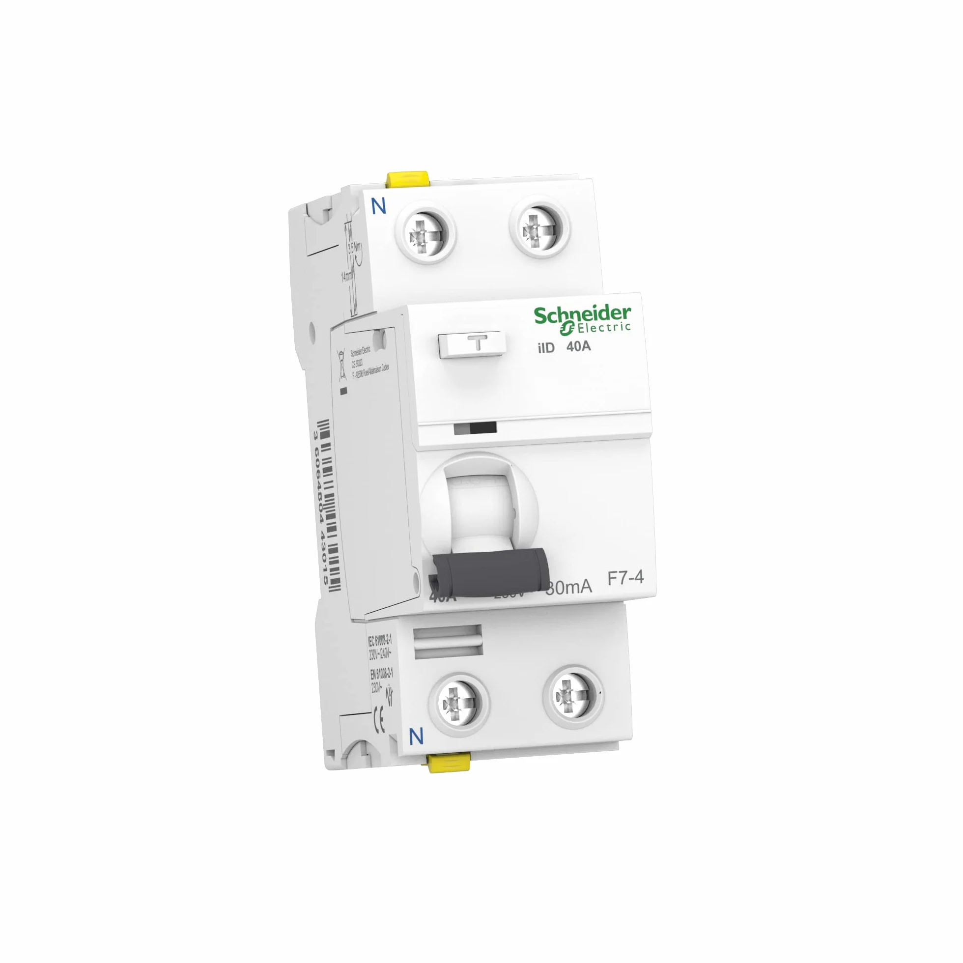 Schneider Electric A9Z21240 Disjoncteur différentiel iID 2P 40A 30mA Type A