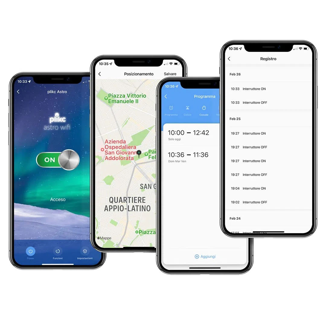 Interrupteur horaire astronomique WiFi 48-230Vac Quotidien hebdomadaire Multifonction