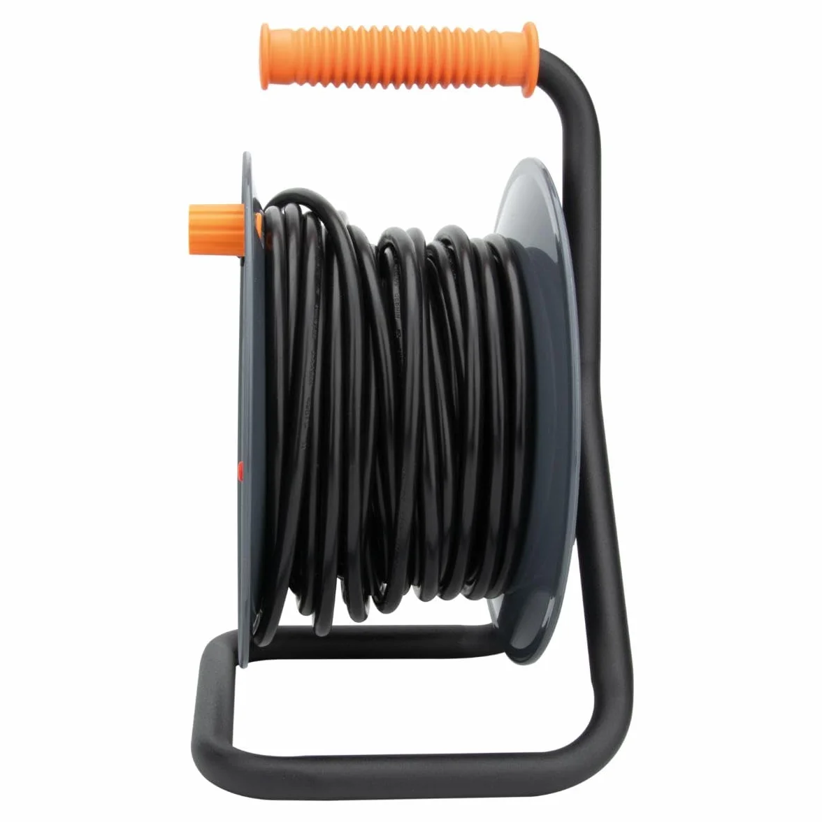 Enrouleur 4 Prises H05VV-F 3G1mm² 25m Noir