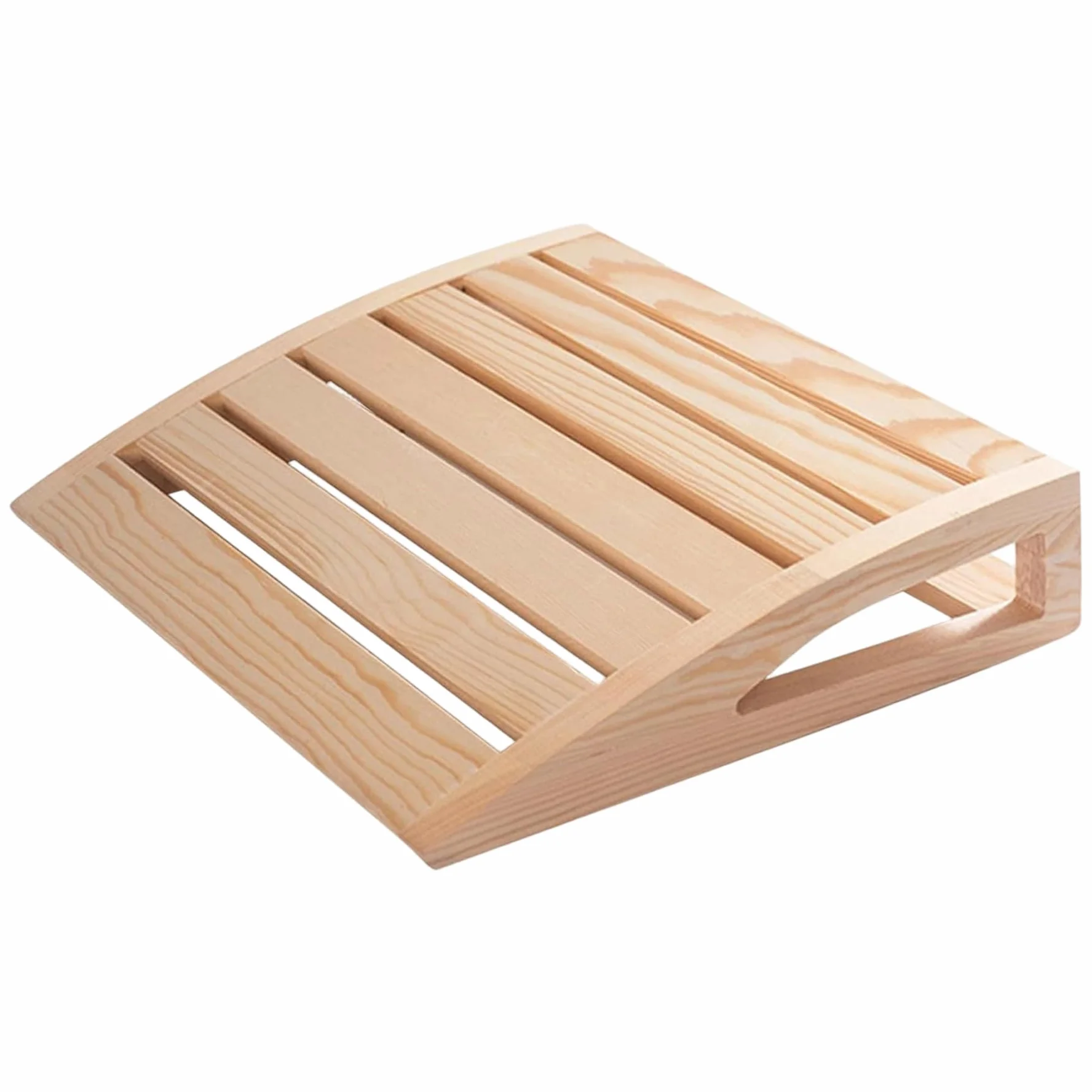 Appui-tête de sauna, oreiller ergonomique en bois pour détente, spa rustique et accessoires