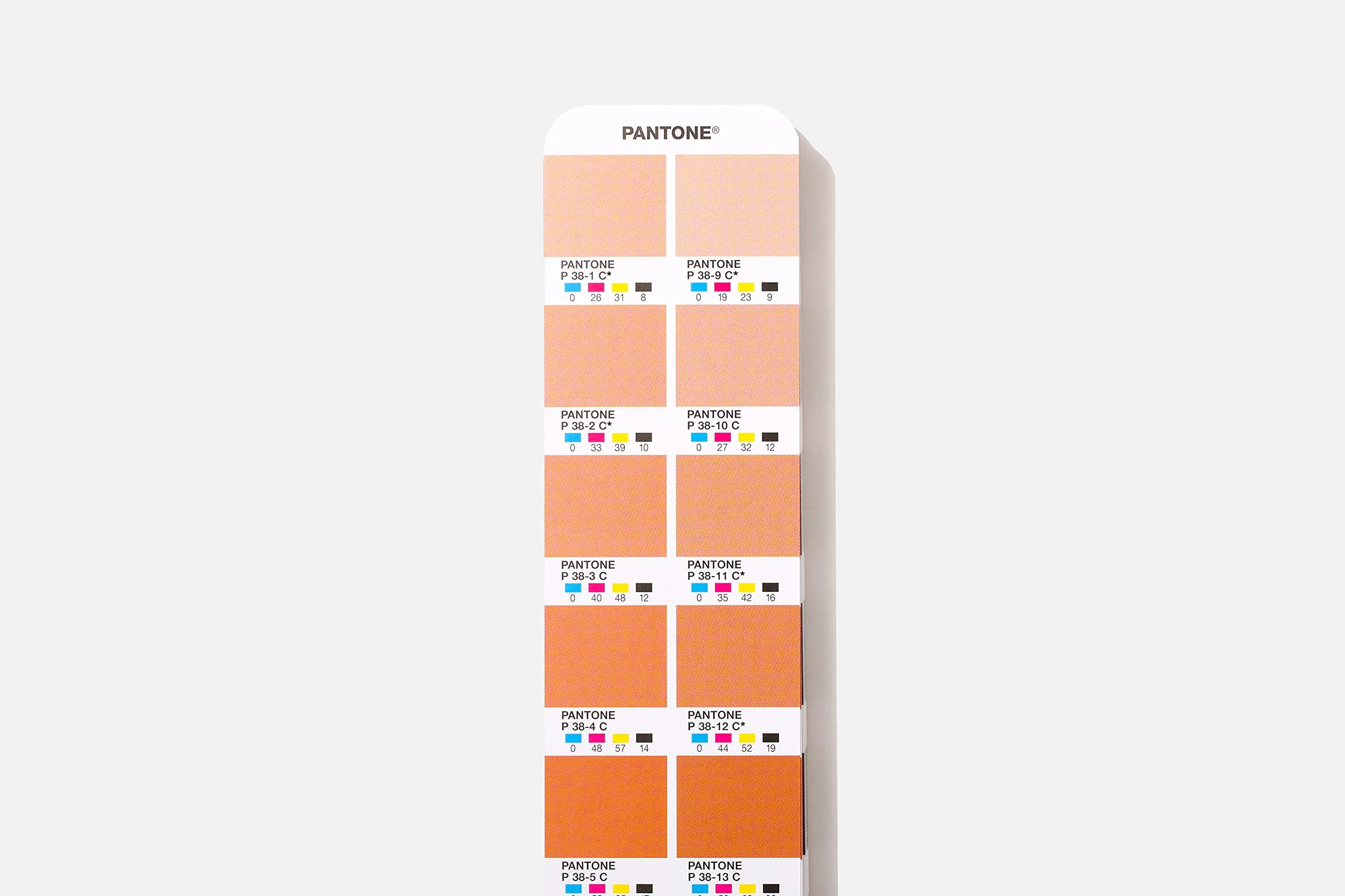 Pantone CMYK GP5101C Guide de couleur avec revêtement et brut