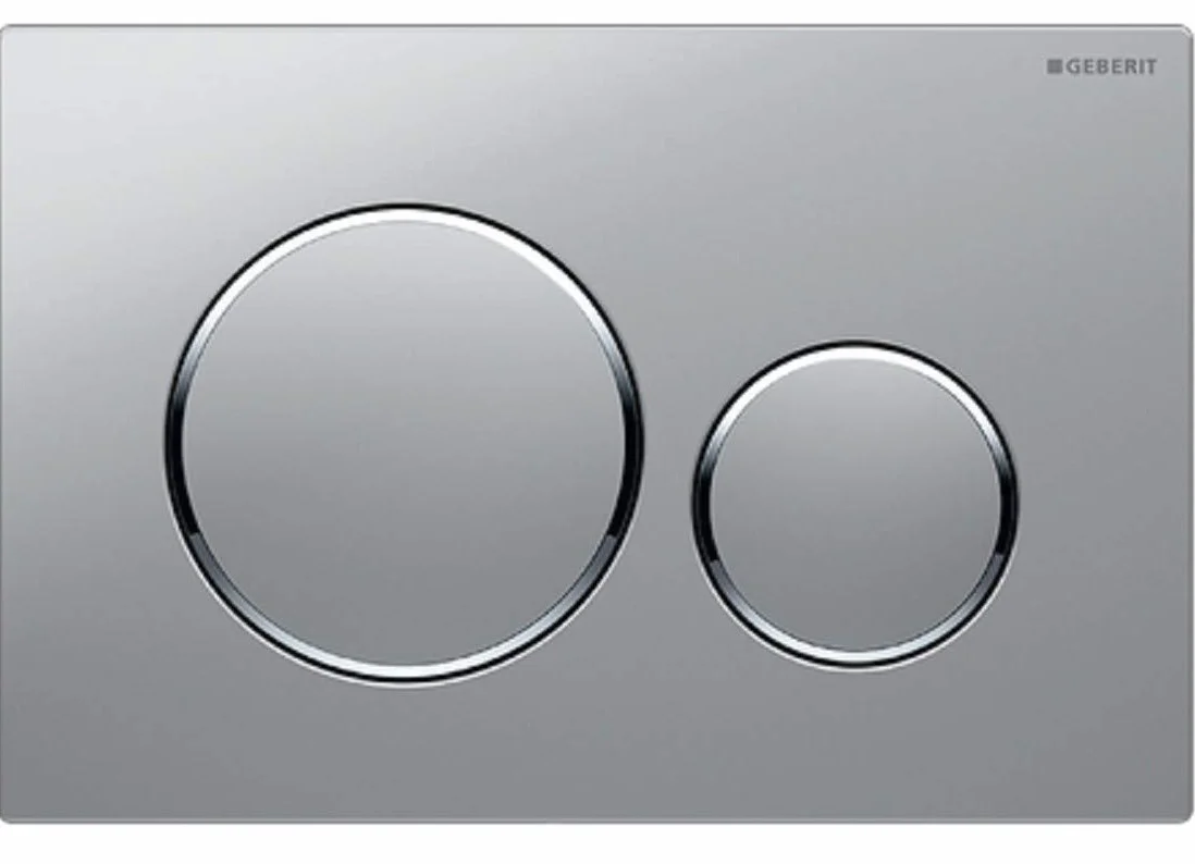 Plaque de fixation Geberit Sigma20 pour rinçage 2 quantités blanc