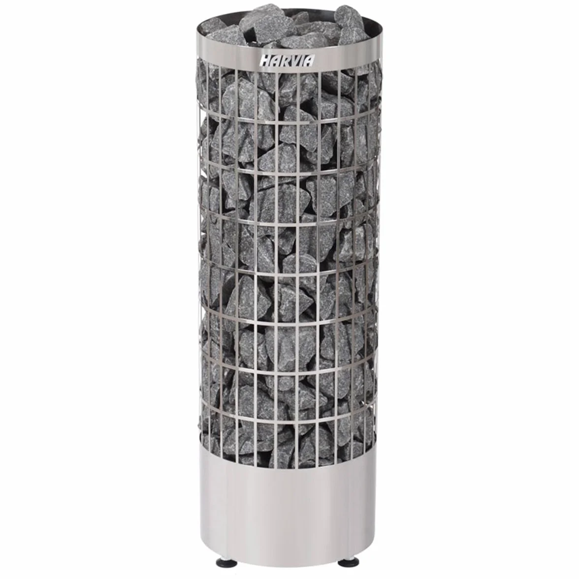 Harvia Cilindro PC90E 9,0 kW Poêle Électrique Sauna Acier Inoxydable 8-14 m³ 400V 3N