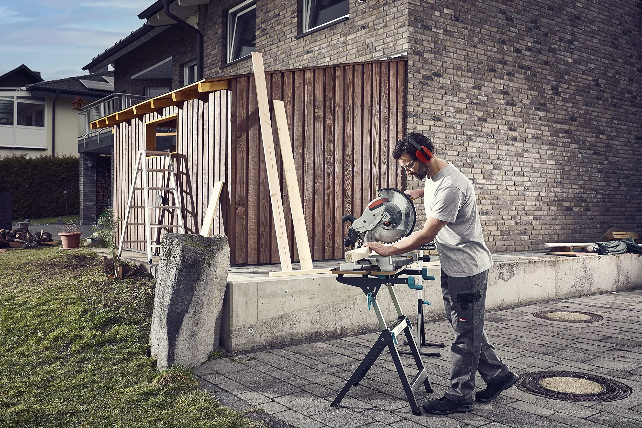 wolfcraft Établi de serrage et support de machine MASTER 750 ERGO réglable en hauteur