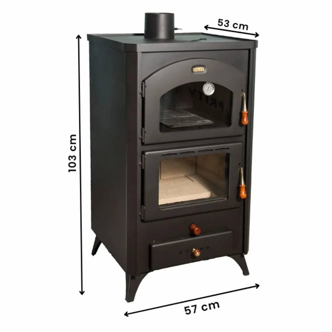 Poêle à Bois avec Four BALKAN ENERGY FG R 14.2 kW