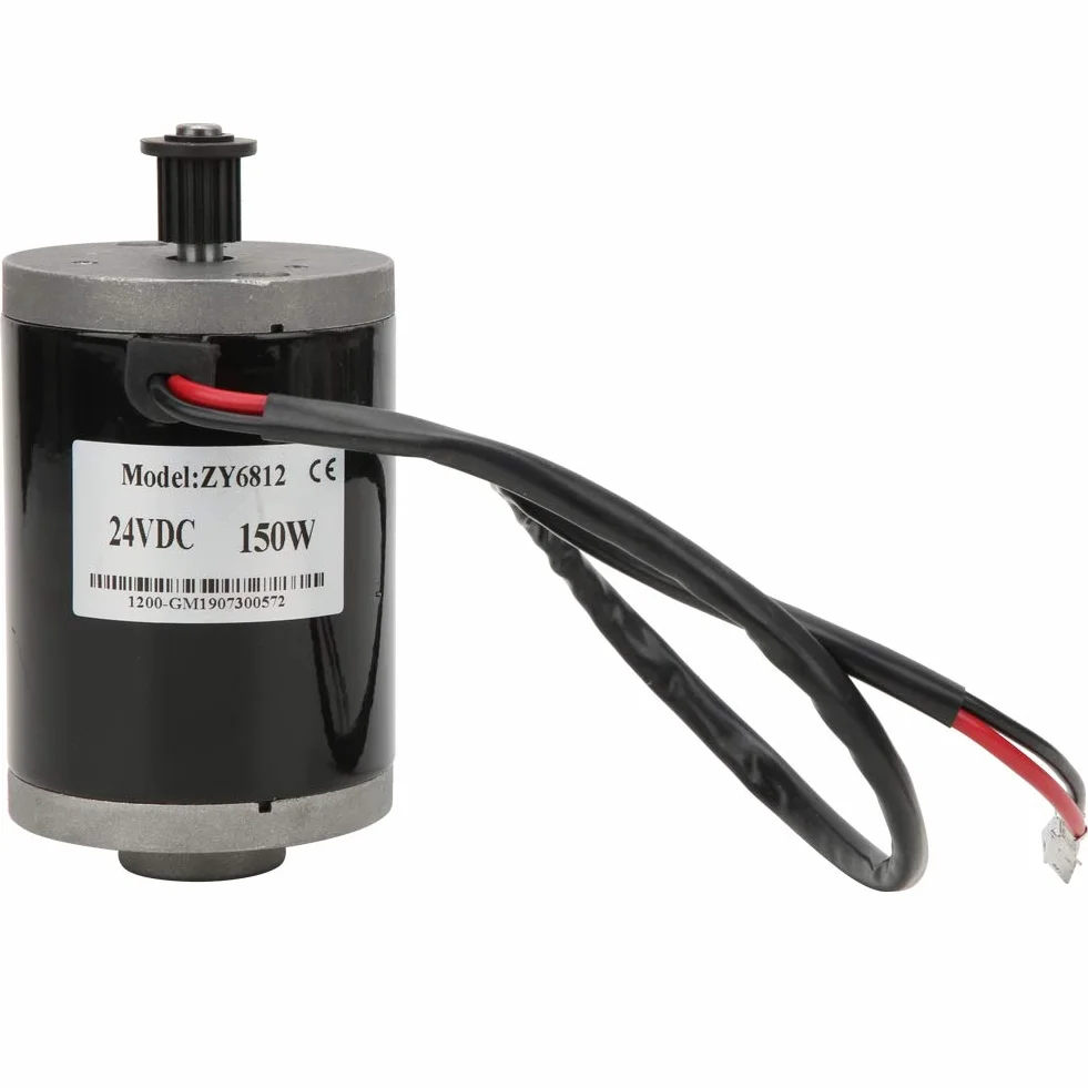Moteur Haute Vitesse ZY6812 24V 150W Aimant Permanent pour Scooter Électrique DIY E Bike