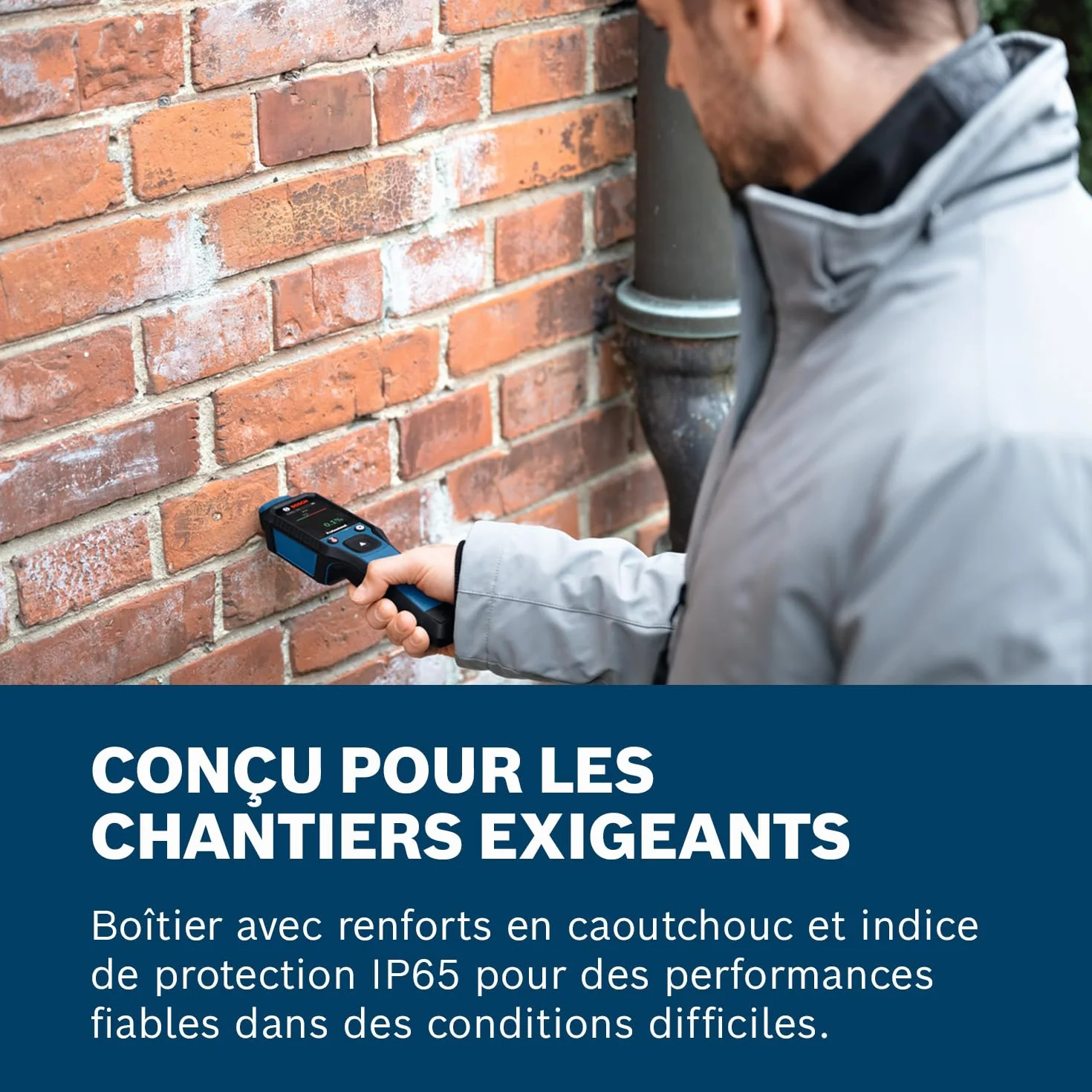 Bosch Professional Humidimètre à broches GMP 2-15 IP65