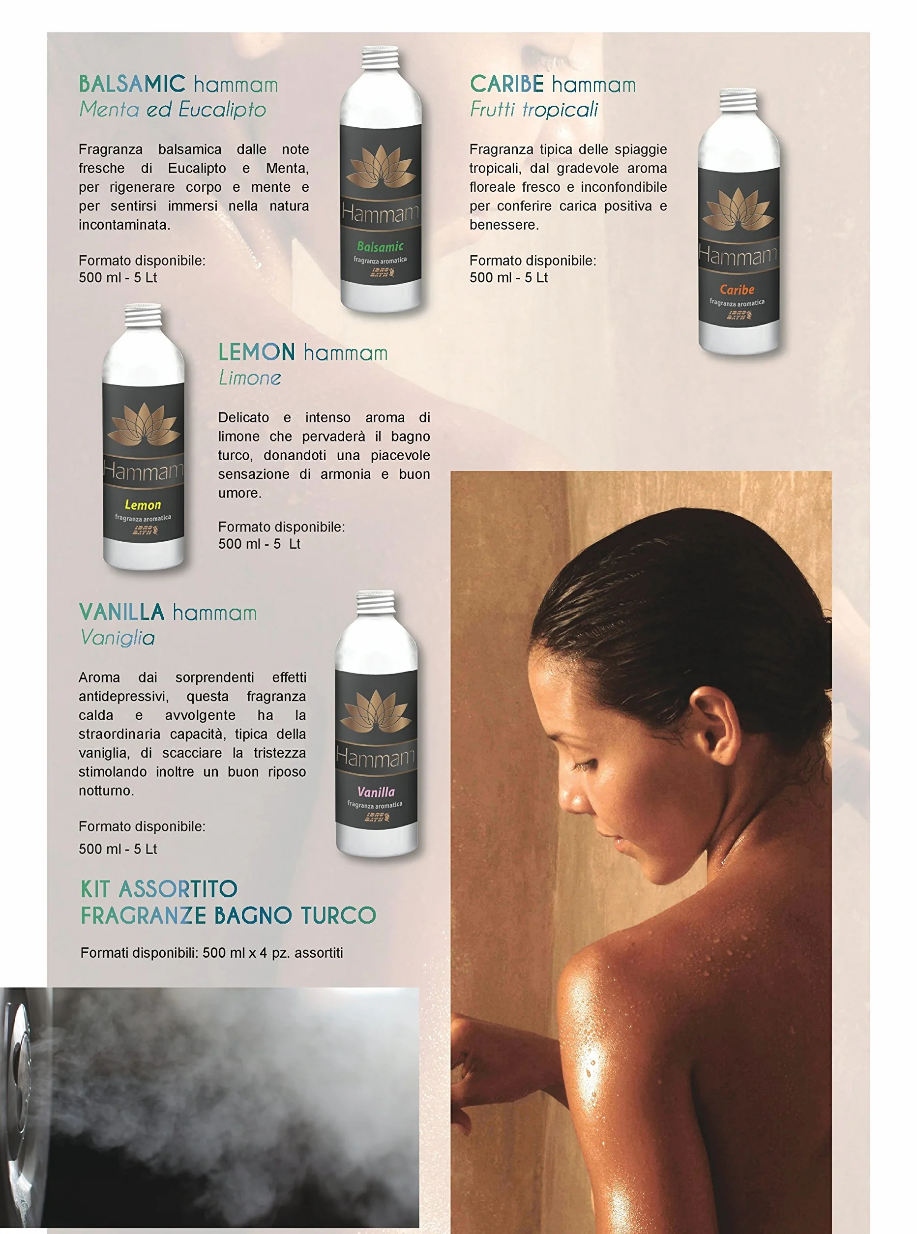 Idrobath Parfum aromatique BALSAMICA concentré 5 l - Parfums pour sauna
