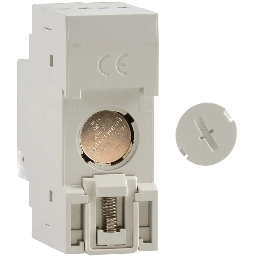 VEMER VE767600 MEMO BT1 Interrupteur Horaire Numérique Astronomique Minuterie Digitale Bluetooth 1 Canal Rail DIN Blanc