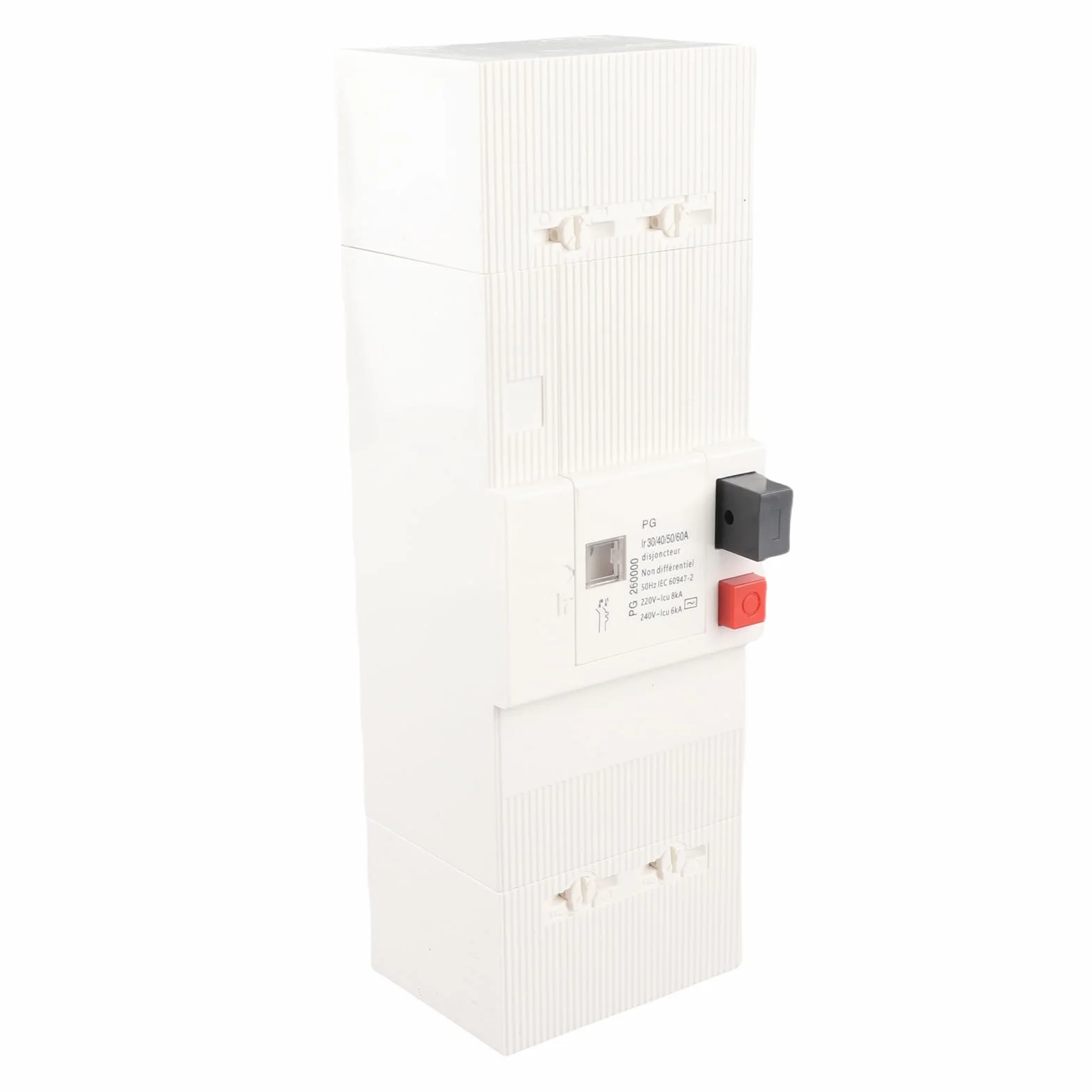 Disjoncteur Bipolaire 2P 30/60A 50Hz/60Hz Basse Tension