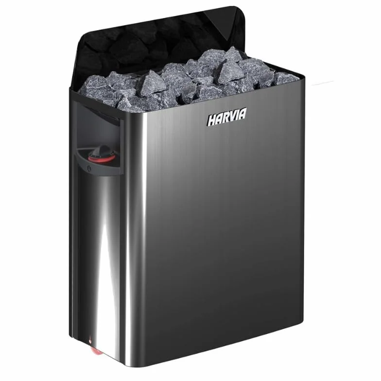 Harvia The Wall Black Steel Poêle pour sauna 4,5 kW