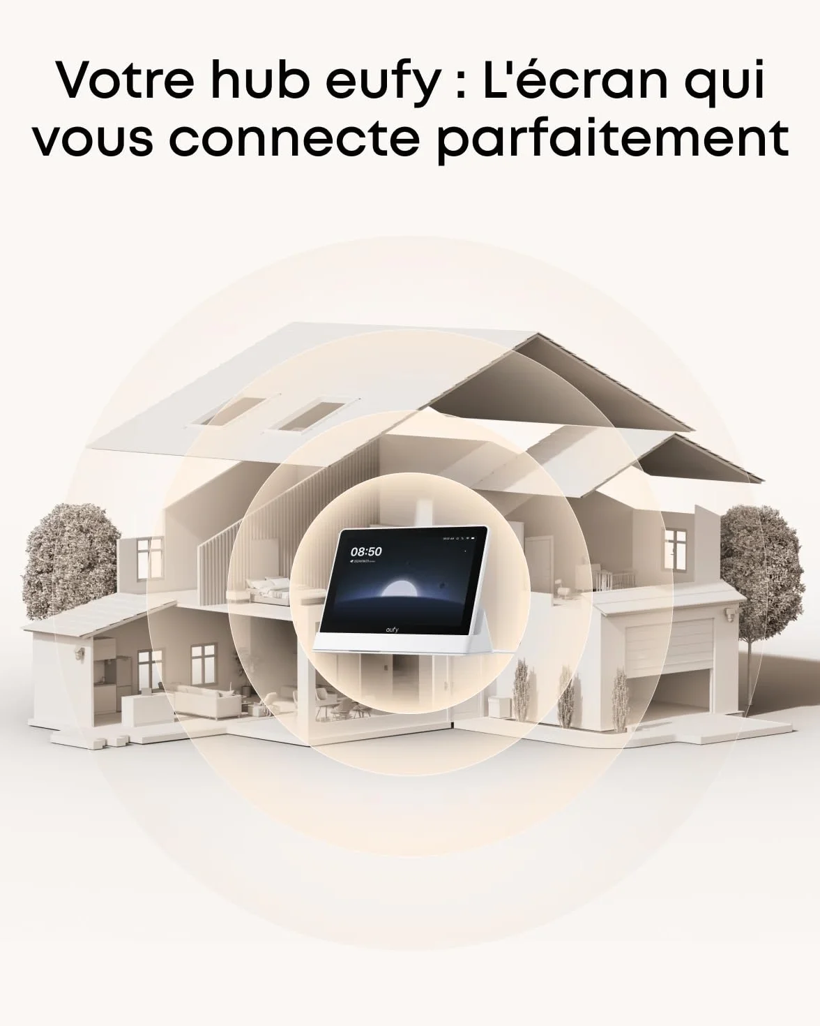 eufy Smart Display E10 Edge Security Center Stockage Local 16 To Cryptage Militaire