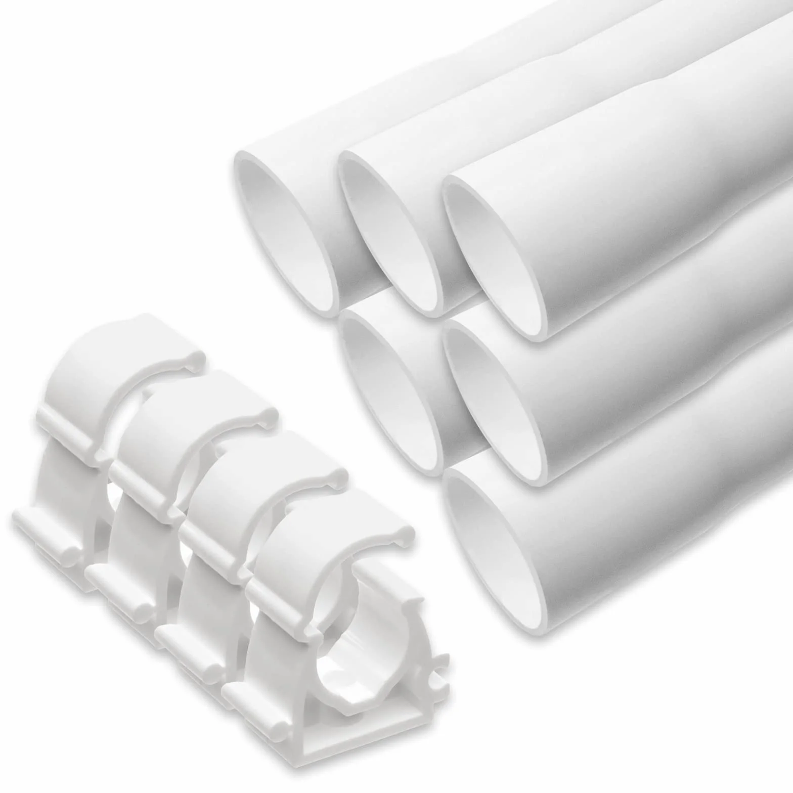 MIDORI Tube électrique M20 24 m PVC manchonné 20 mm blanc