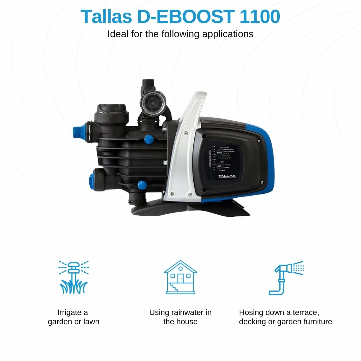 Pompe automatique D-Eboost 1100/45 Tallas