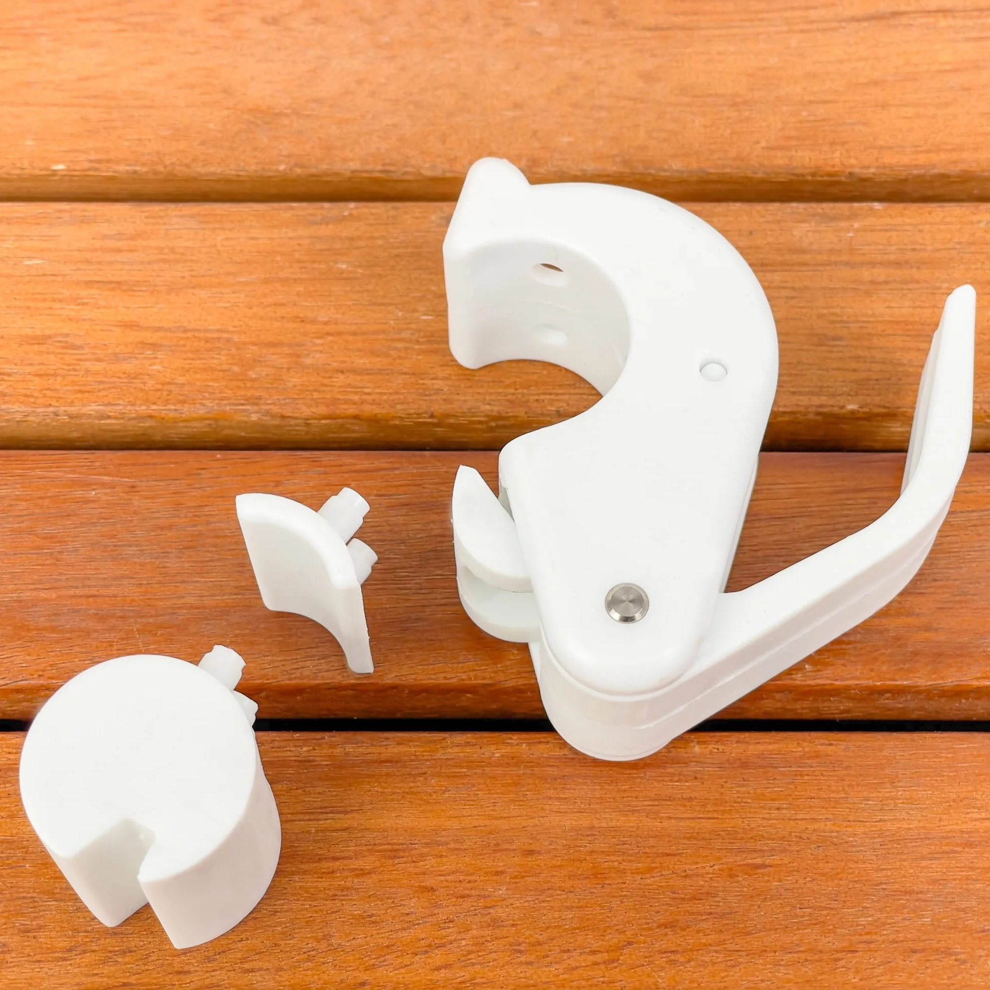GATE14® Clips 4 Pcs Fixation Pare-battages Balcons Ligne Ø Max 8 mm