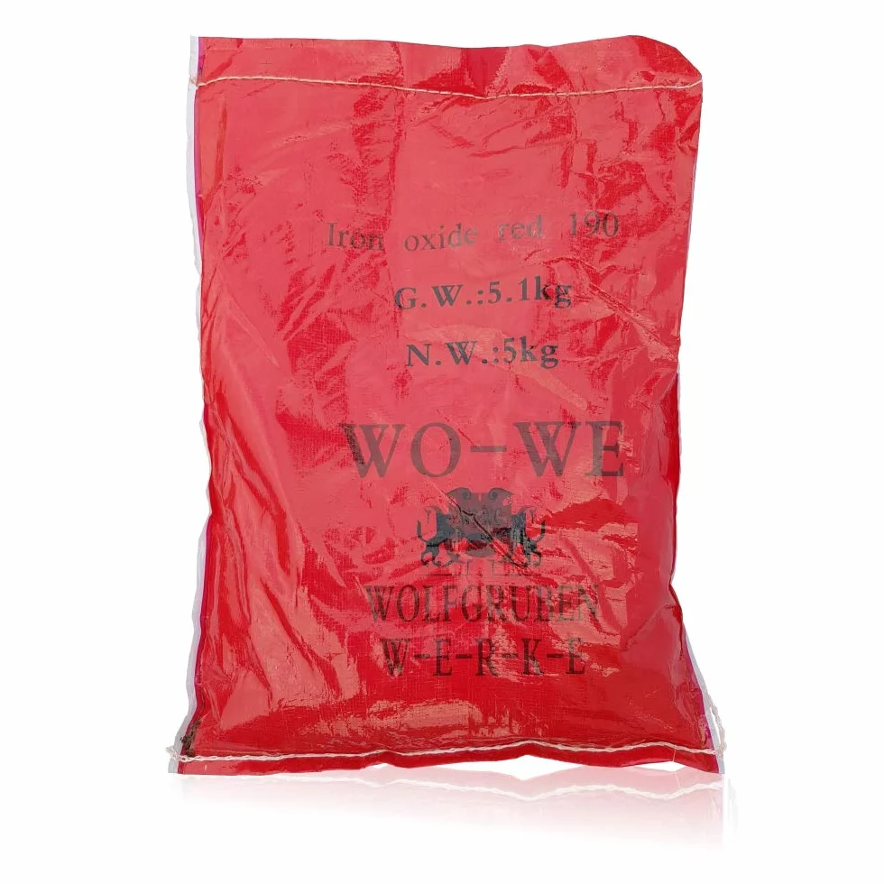 Pigment oxyde de fer W120 Rouge Brique 25Kg pour béton ciment enduit