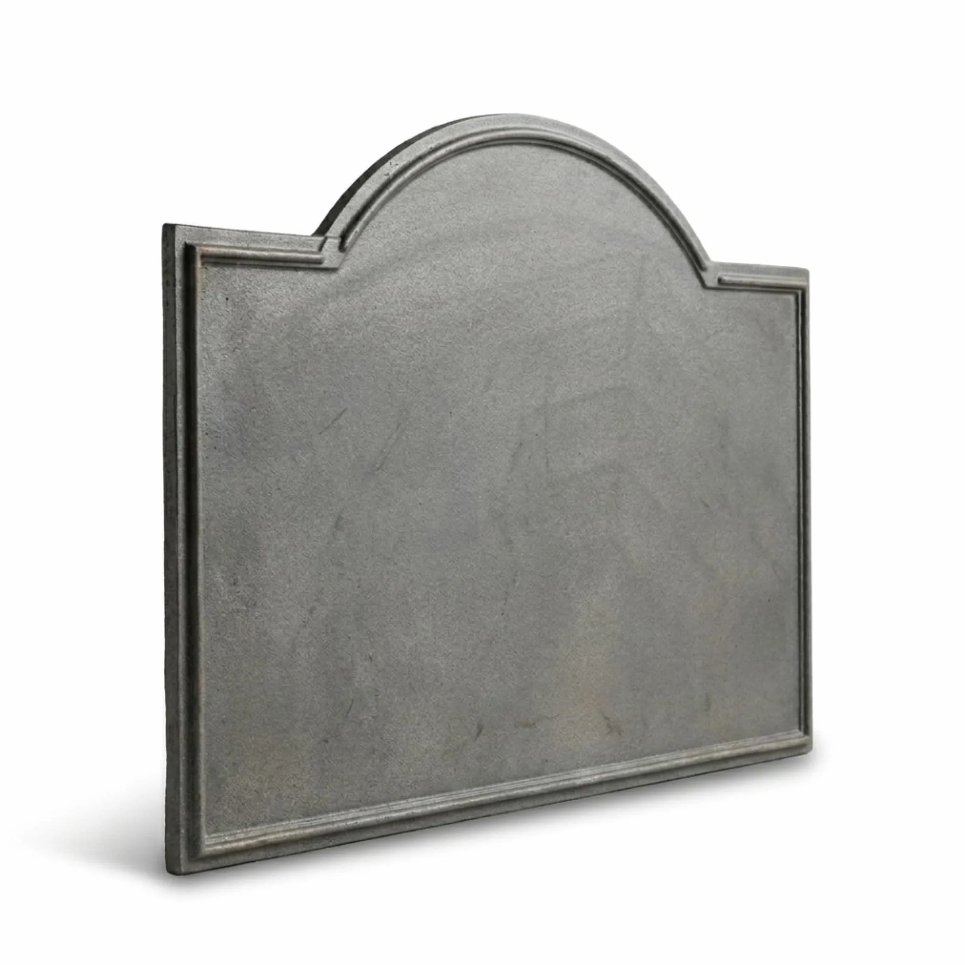 Plaque de Cheminée en Fonte 40 x 46 cm Gris Stocke et Réflète la Chaleur