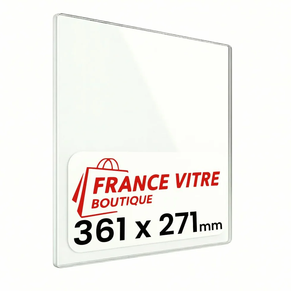 Invicta Chatel 361 x 271 x 4 mm Verre de Rechange Haute Température jusqu'à 800°C