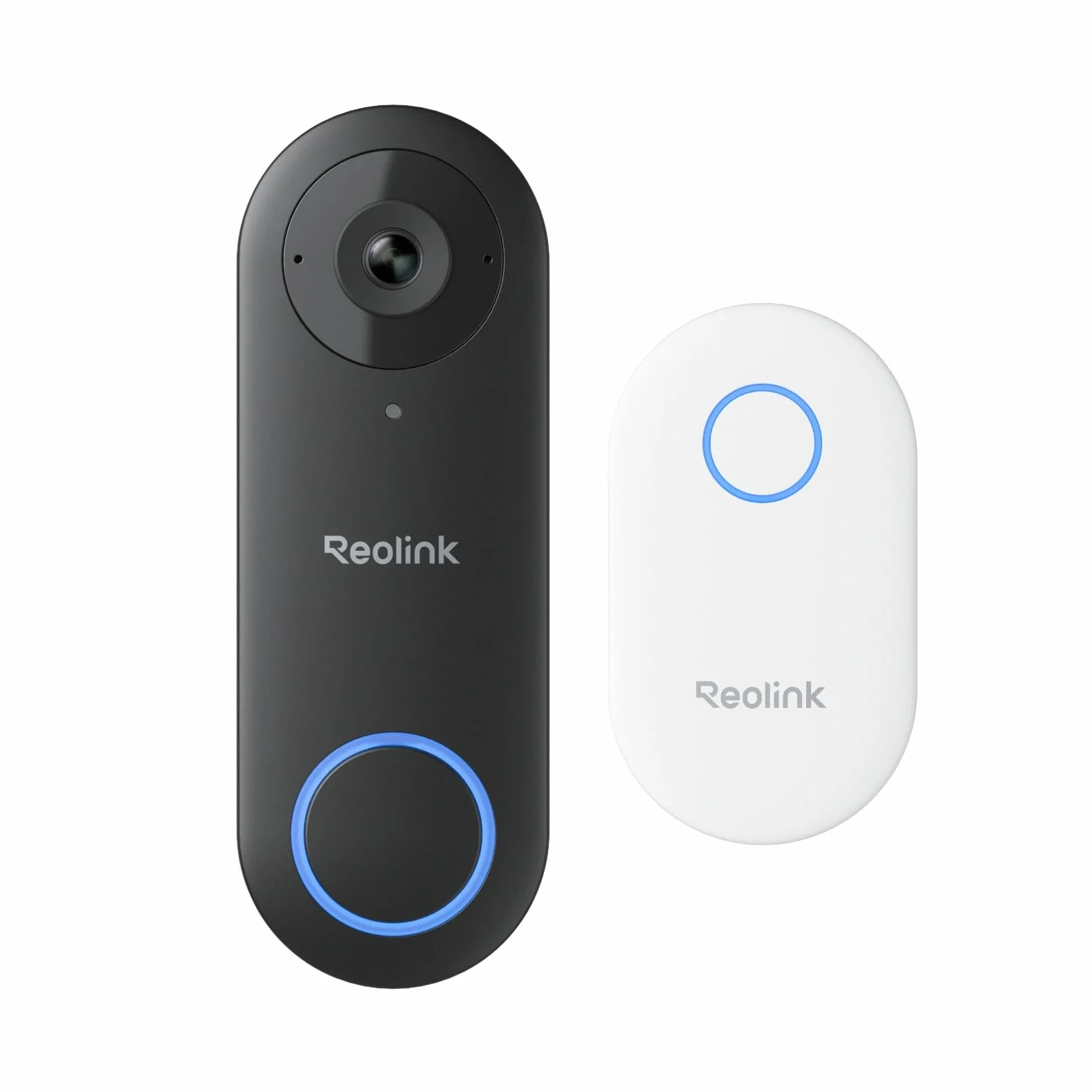Reolink Sonnette Vidéo PoE 5MP Caméra Extérieur Vue Diagonale 180° Audio Bidirectionnel Détection de Personne Étanche Compatible NVR