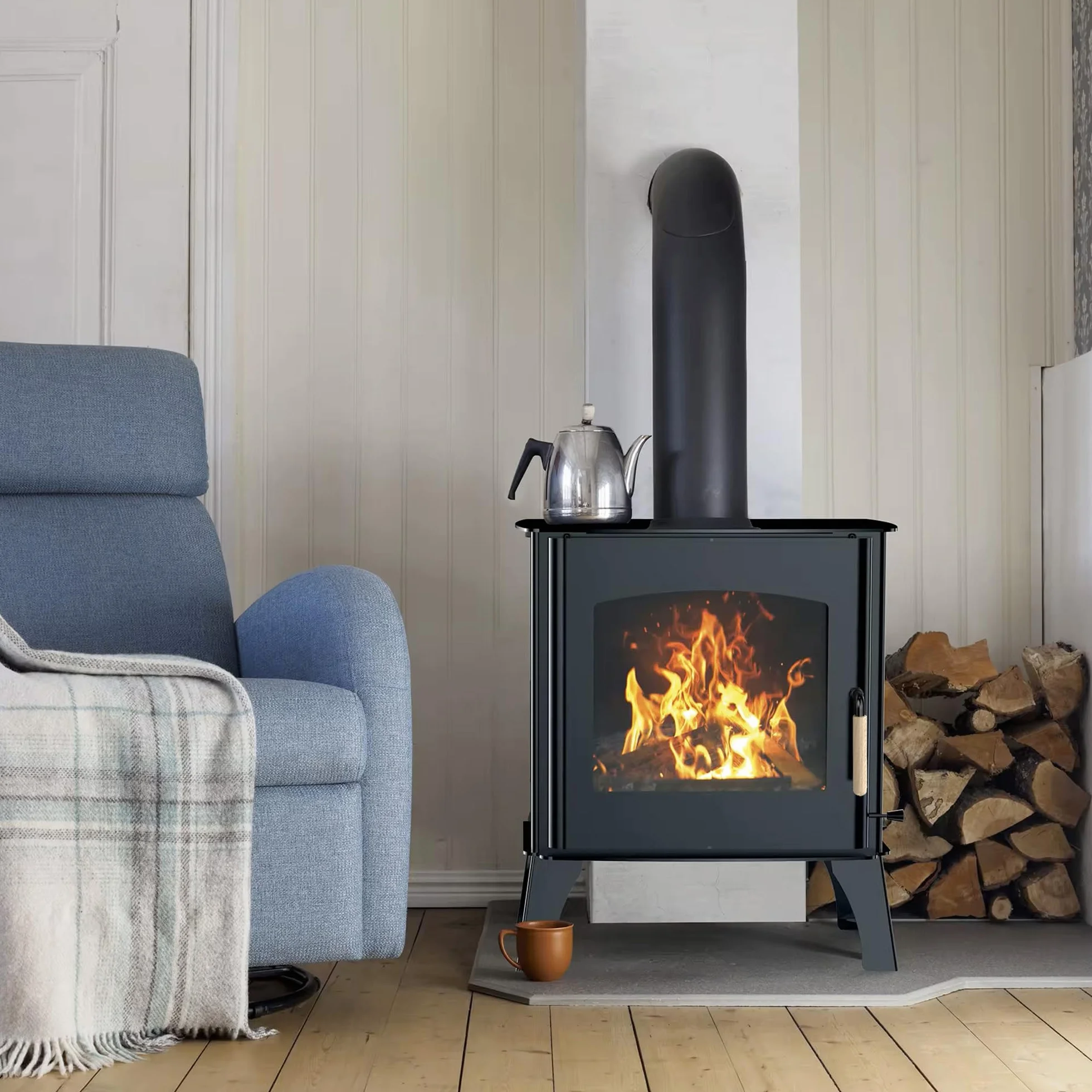 Poêle à Bois Sannover Dita 11,8 kW Bûche 52 cm