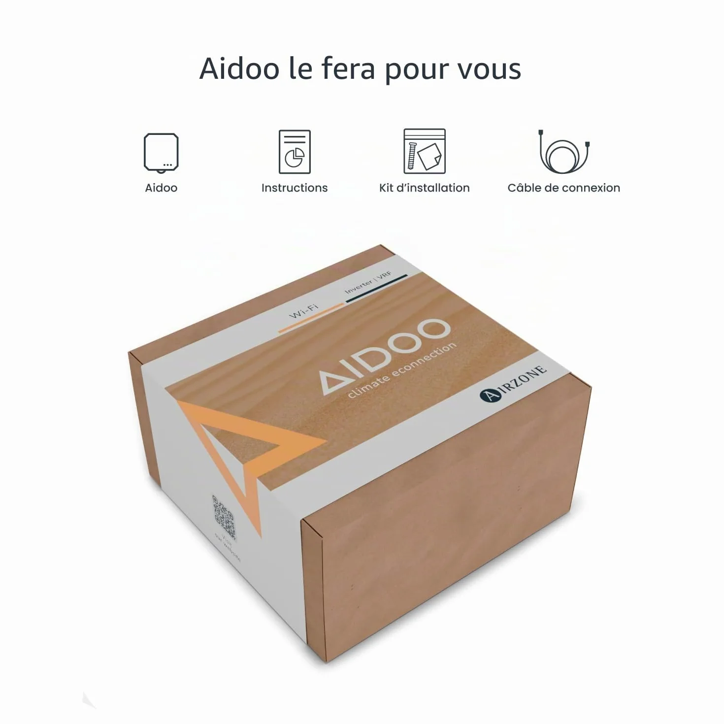 AIRZONE Contrôle WiFi Aidoo pour climatisation Compatible DAIKIN Sky Air VRV AZAI6WSCDA1 Télécommande Programmation Application Google Home Alexa