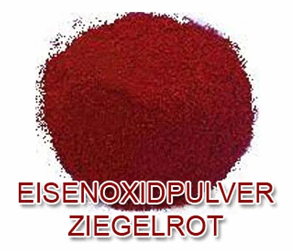 Pigment oxyde de fer W120 Rouge Brique 25Kg pour béton ciment enduit