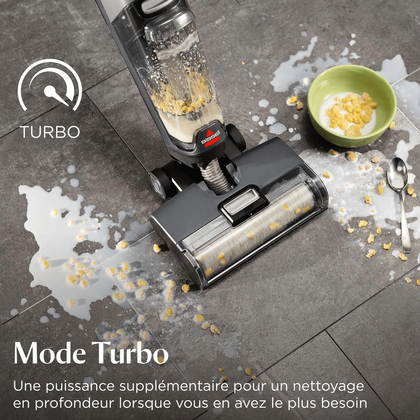 Bissell CrossWave OmniForce Aspirateur Balai Laveur sans Fil 240m² 3912N