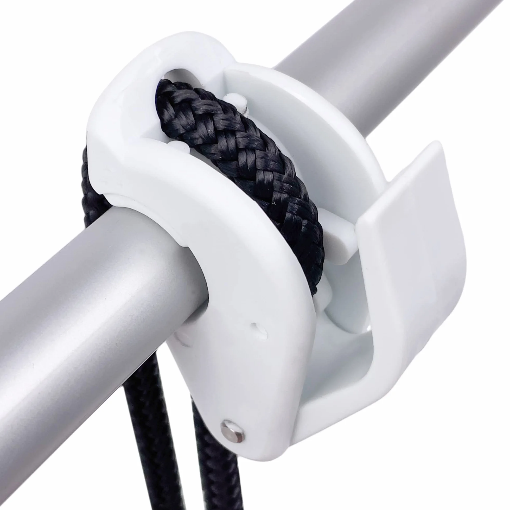 GATE14® Clips 4 Pcs Fixation Pare-battages Balcons Ligne Ø Max 8 mm