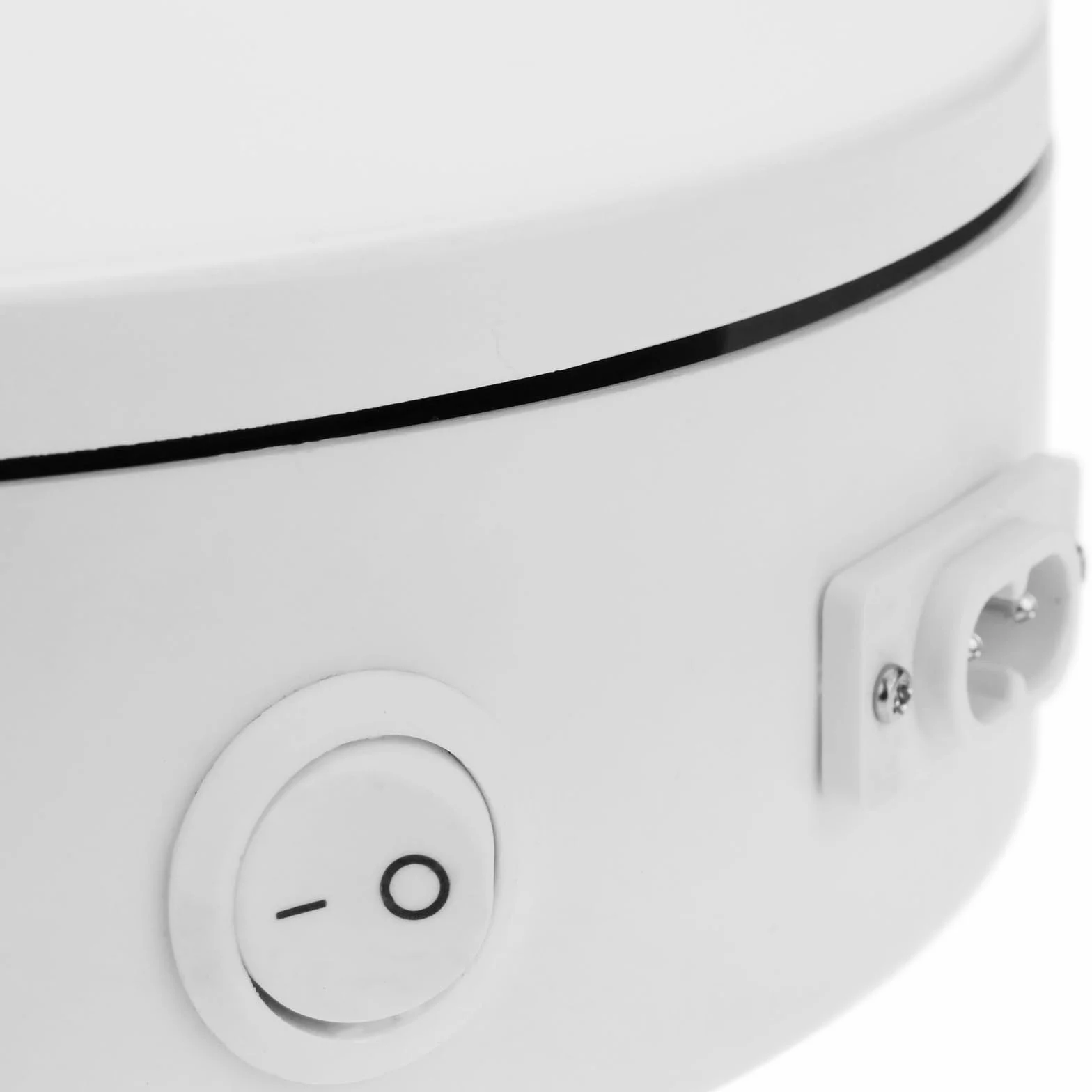 PrimeMatik Socle pivotant électrique 20cm plate-forme rotative blanc