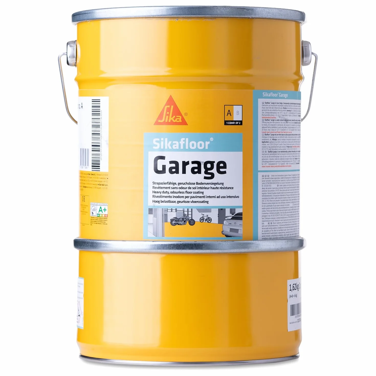 Sikafloor Garage Peinture de sol intérieur Epoxy Gris Silex 6kg