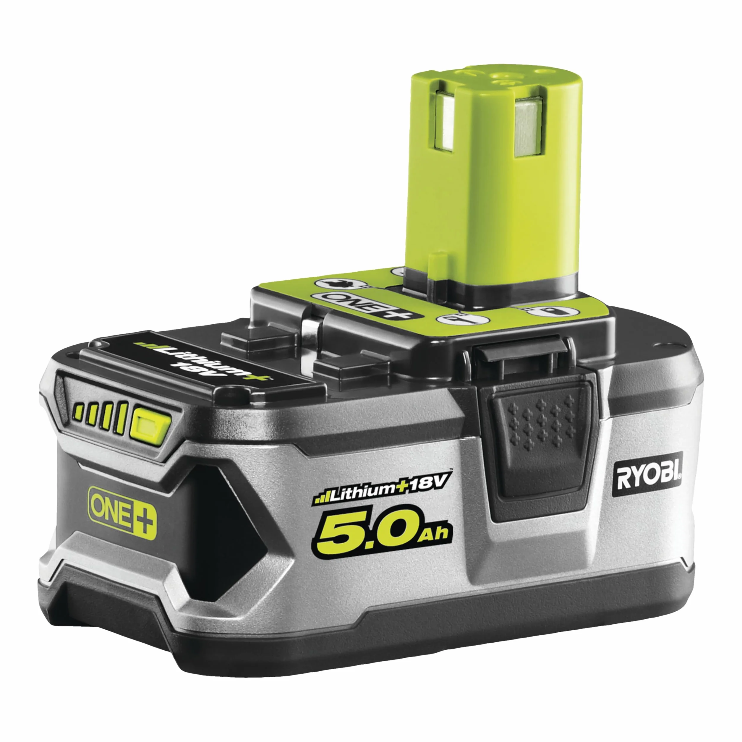 RYOBI Batterie 18V One+ 5,0 Ah Lithium-ION RB18L50 Compatible Tous Outils 18V One+