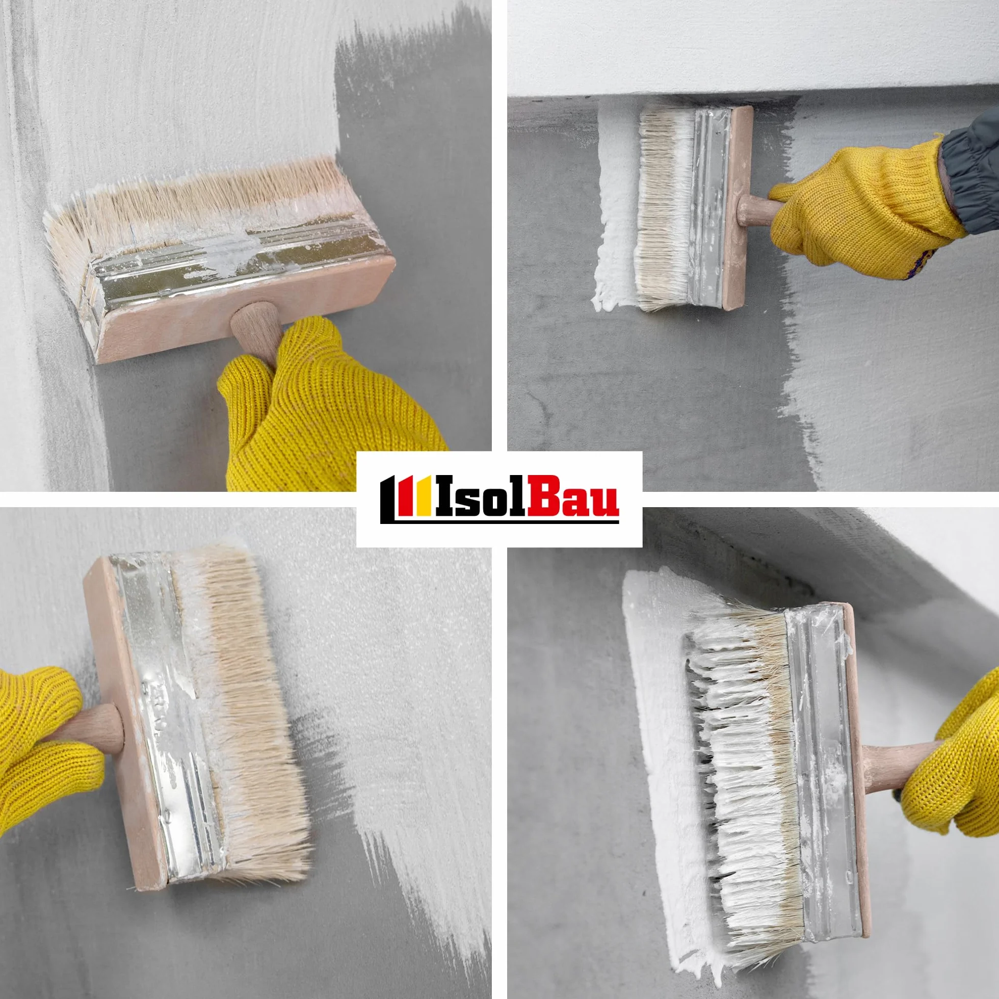 Isolbau Primaire en quartz 15 kg Imperméable résistant au gel intérieur extérieur