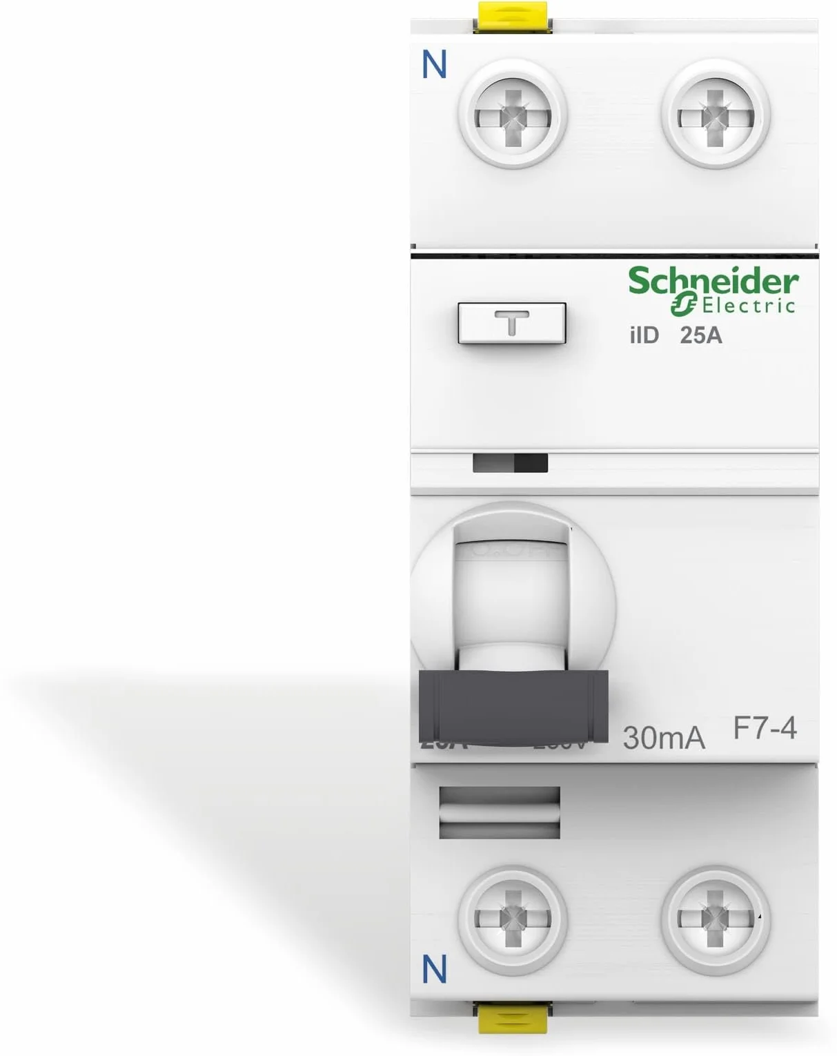 Schneider A9Z21225 Disjoncteur différentiel iID 2P 25A 30mA Type A Blanc
