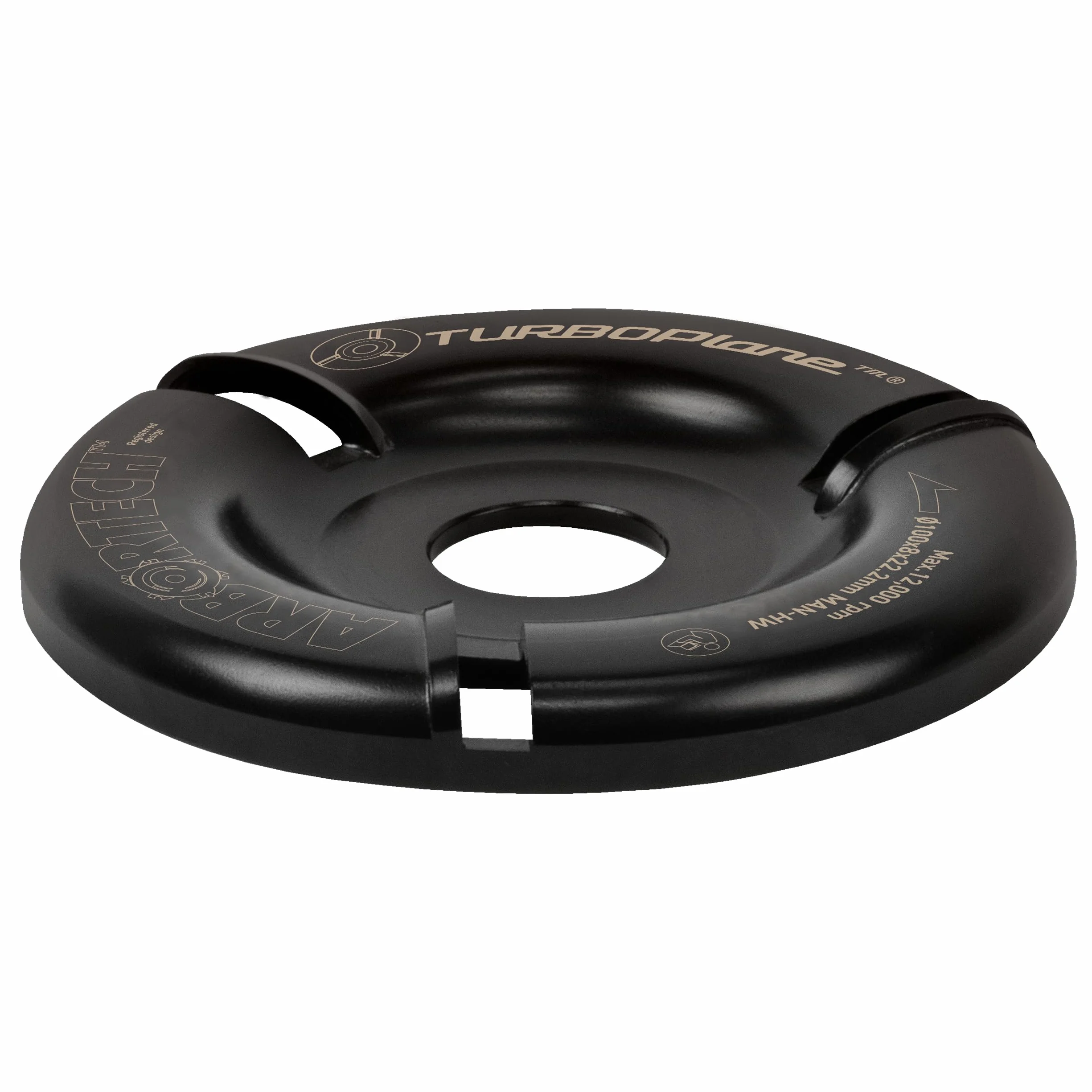 ARBORTECH TURBOPlane™ Lame 100mm Disque de sculpture sur bois en carbure de tungstène pour meuleuse d'angle