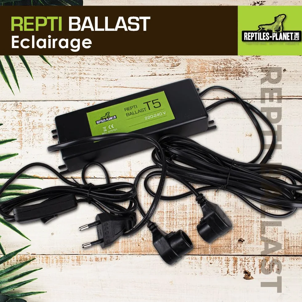 Reptiles Planet Repti Ballast Tube Fluorescent T8 15-40 W Noir